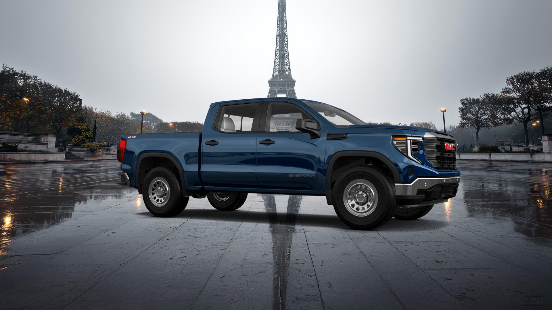 GMC Sierra 1500 Crew Cab 5.8 ft box 4 Door pickup truck 2023 tuning
