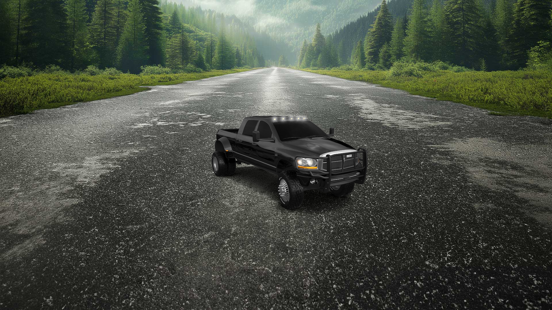 Dodge Ram 3500 Dually 4 Door pickup truck 2007 tuning