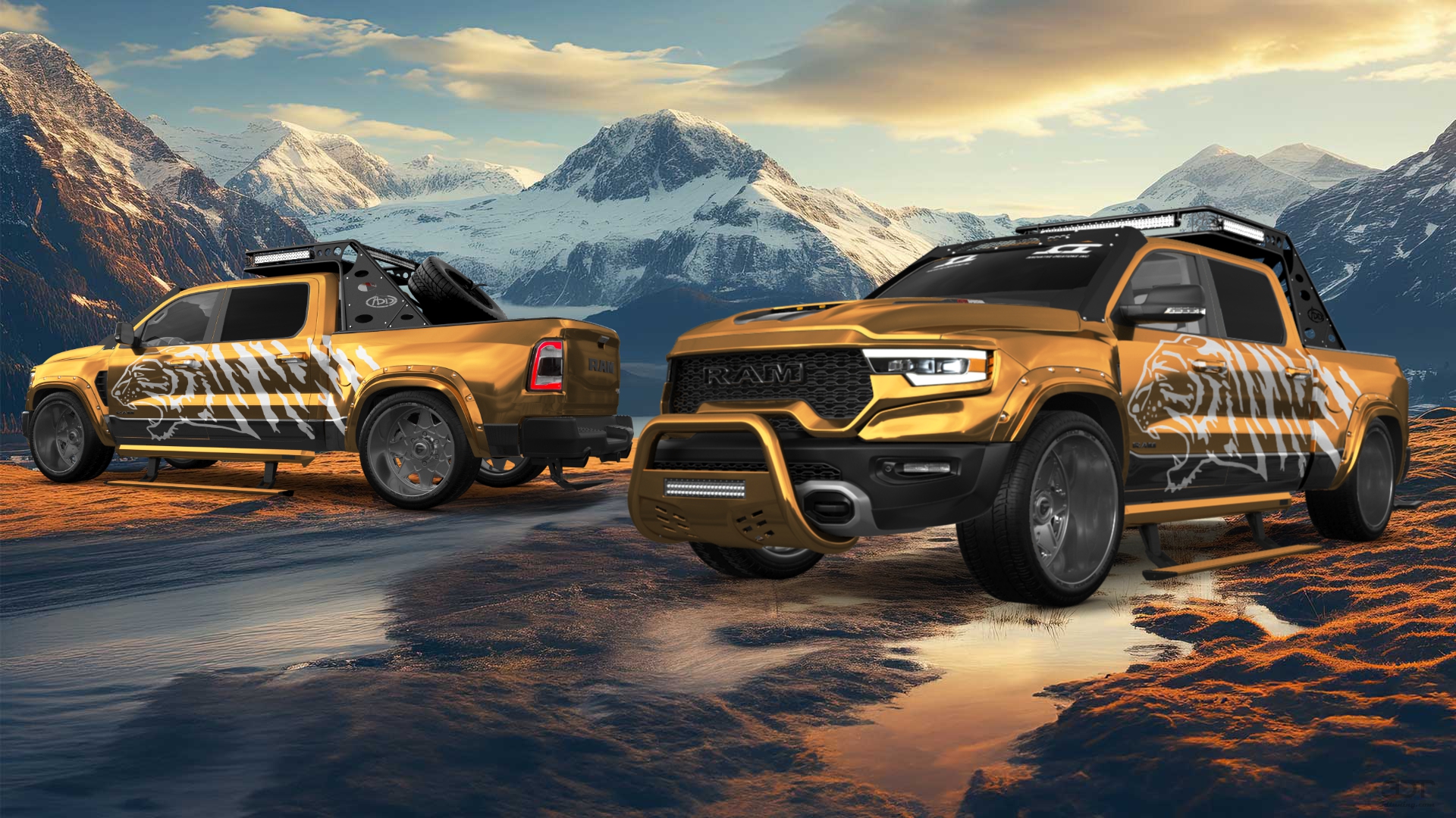Dodge Ram 1500 TRX 4 Door pickup truck 2021