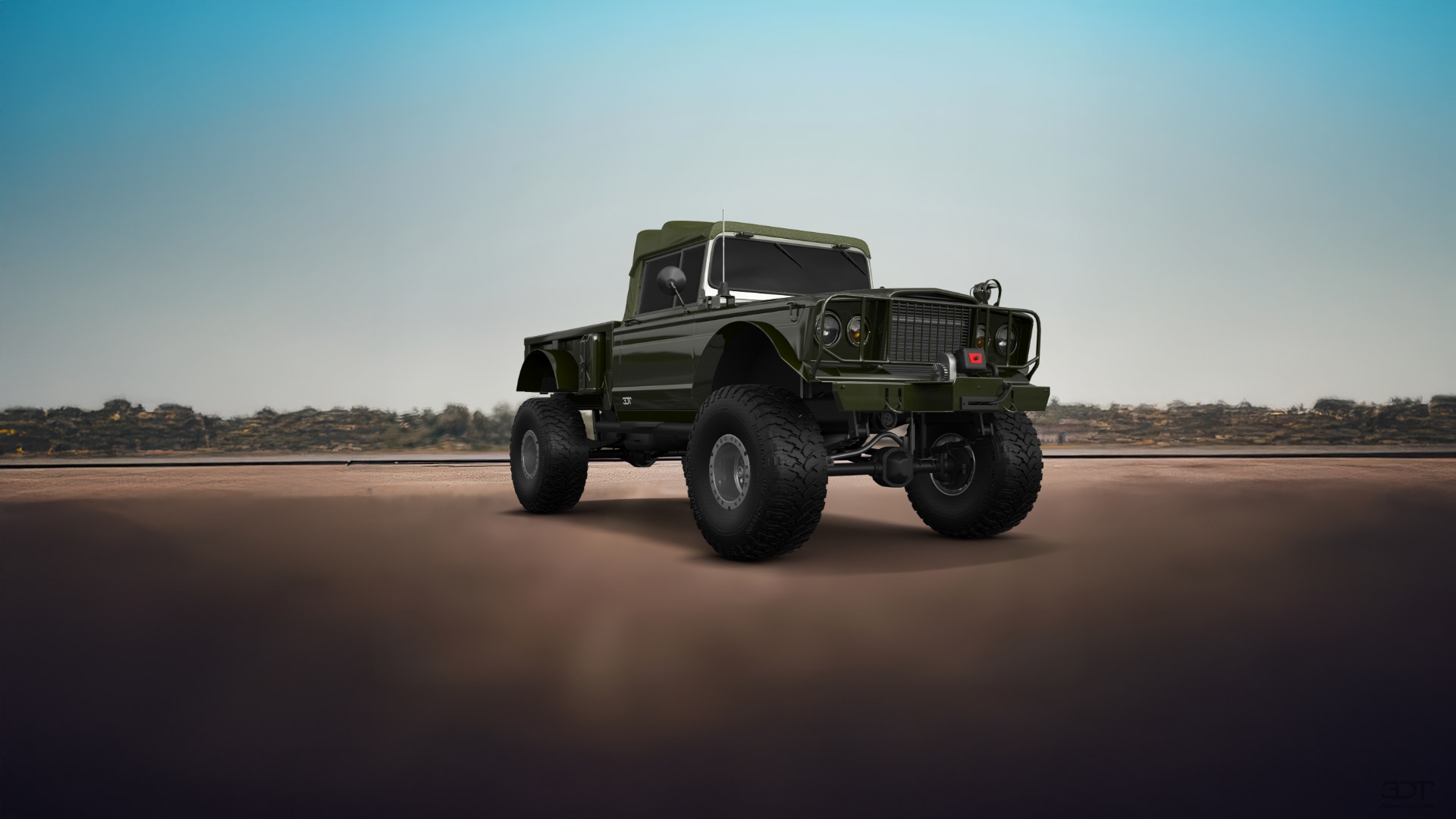 Jeep Kaiser M715 2 Door pickup truck 1968 tuning