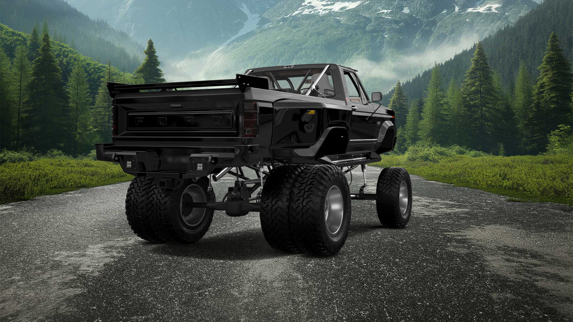 Ford F-350 Dually Regular Cab 2 Door pickup truck 1980 tuning