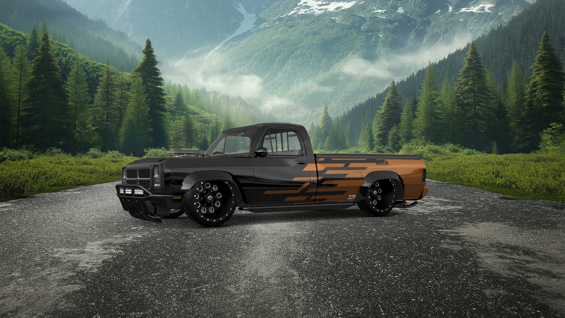 Dodge Ram 2 Door pickup truck 1991