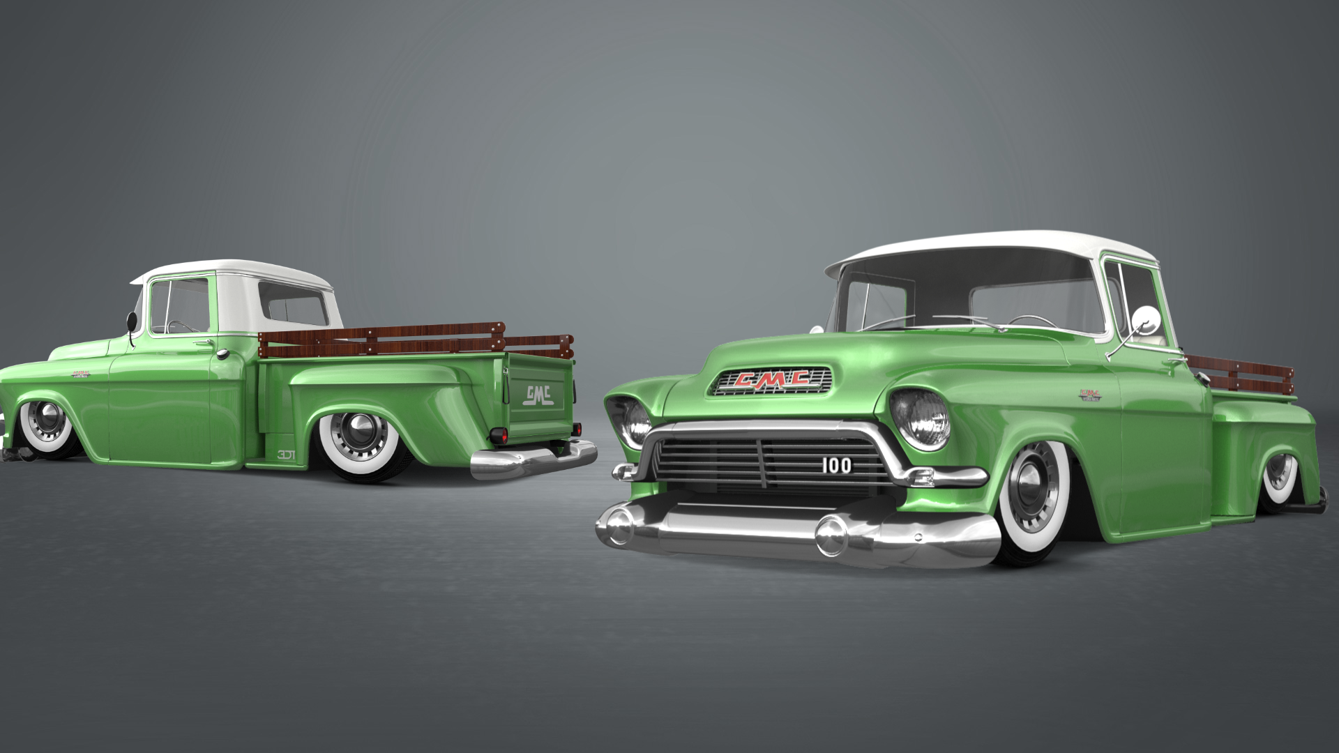 GMC 100 Stepside 2 Door pickup truck 1957