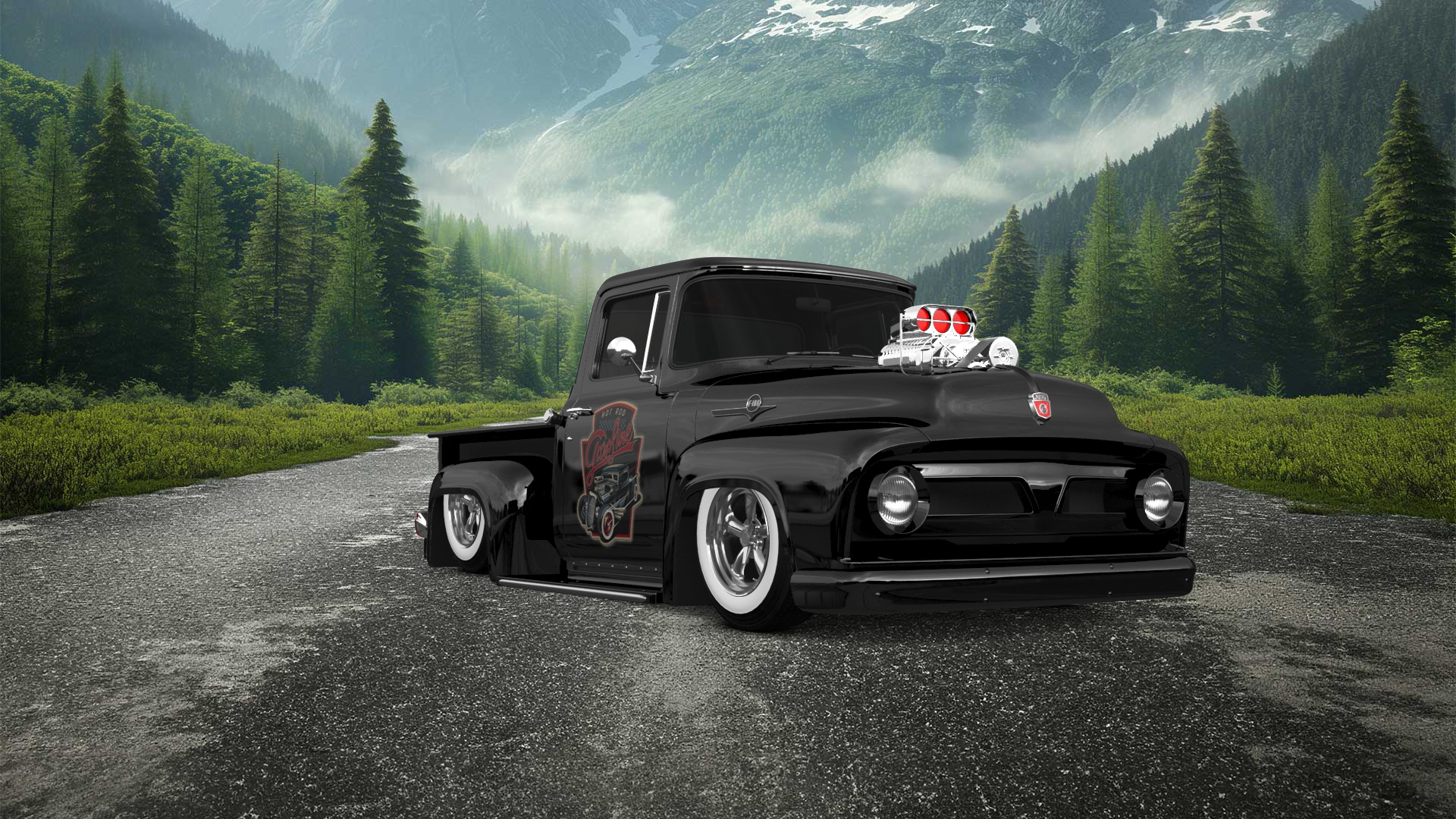 Ford F-100 2 Door truck 1956