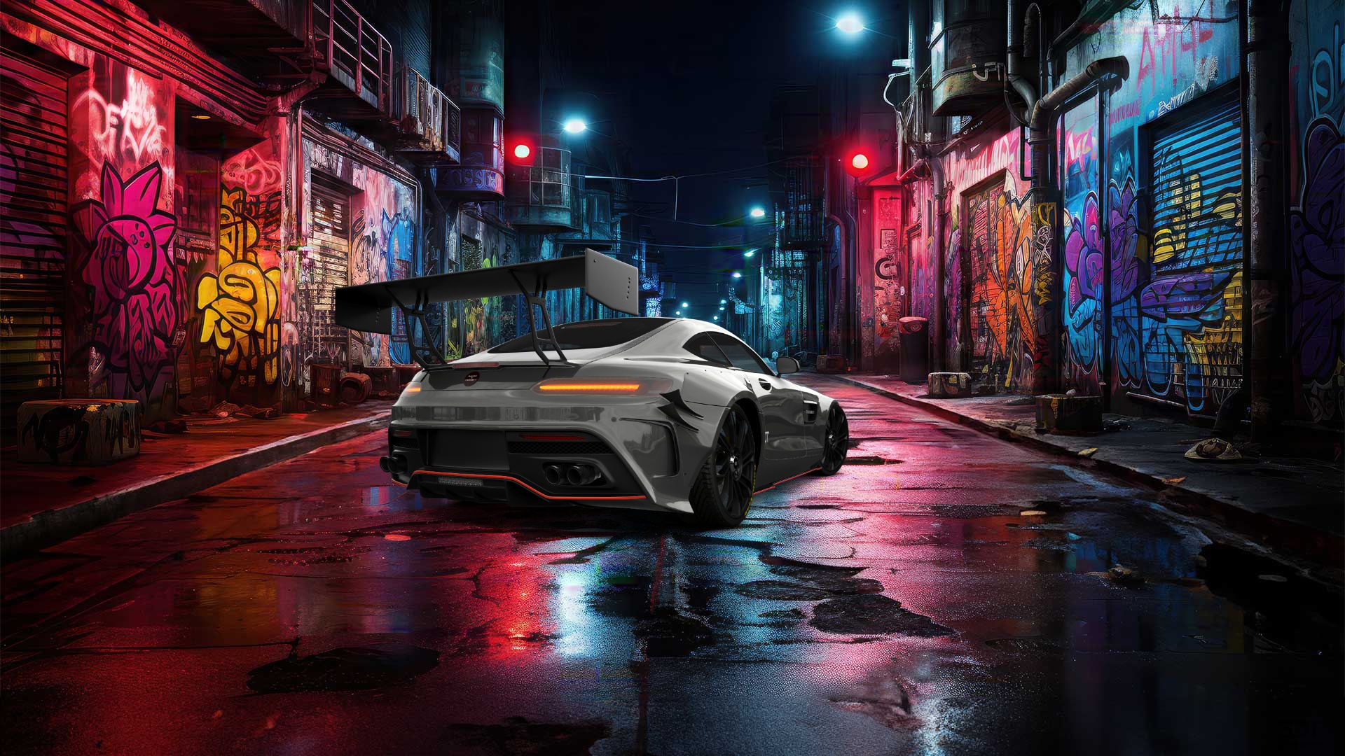 Mercedes AMG GT 2 door fastback coupe 2016 tuning