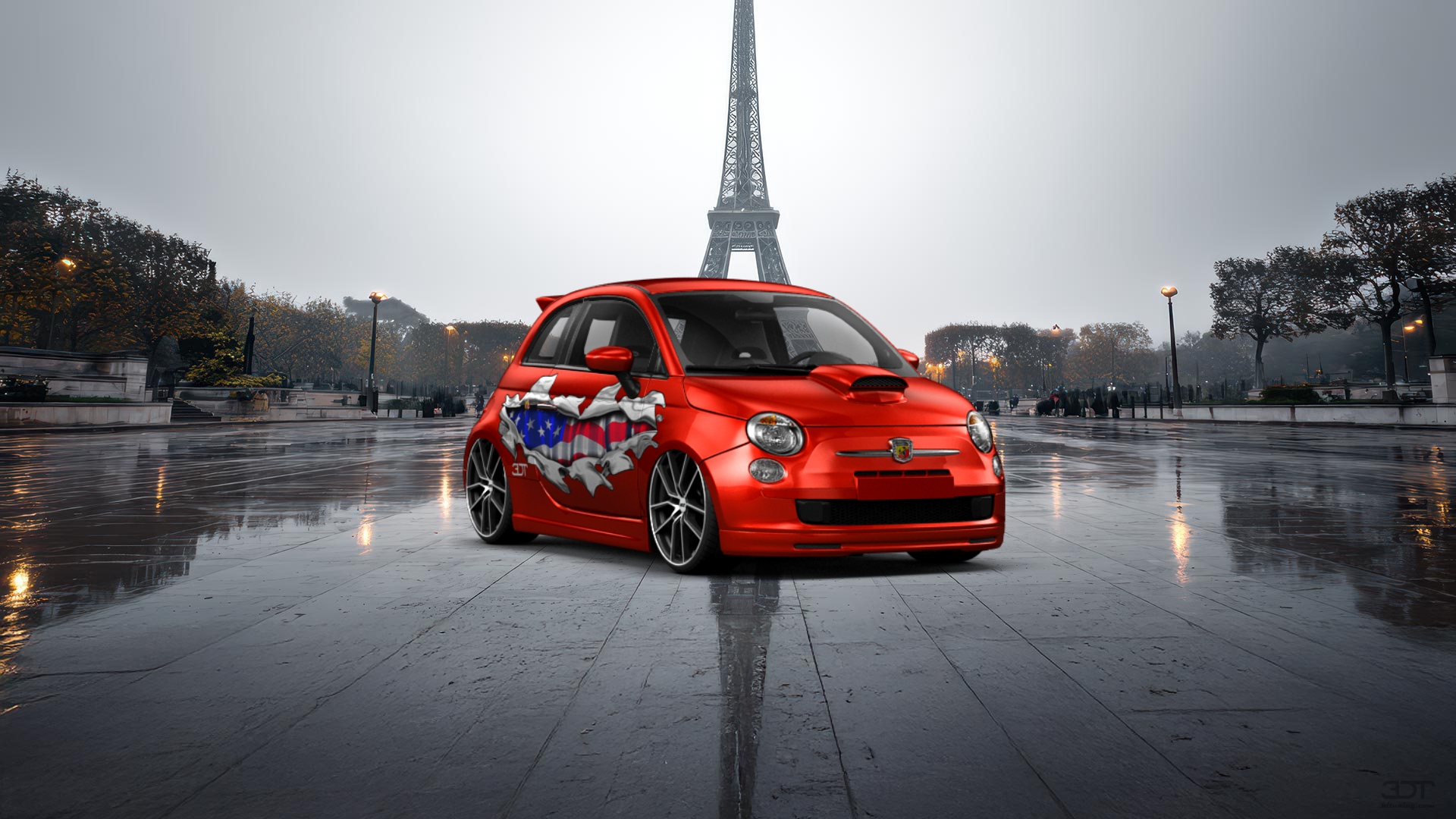 Fiat 500 Abarth 3 Door 2010 tuning