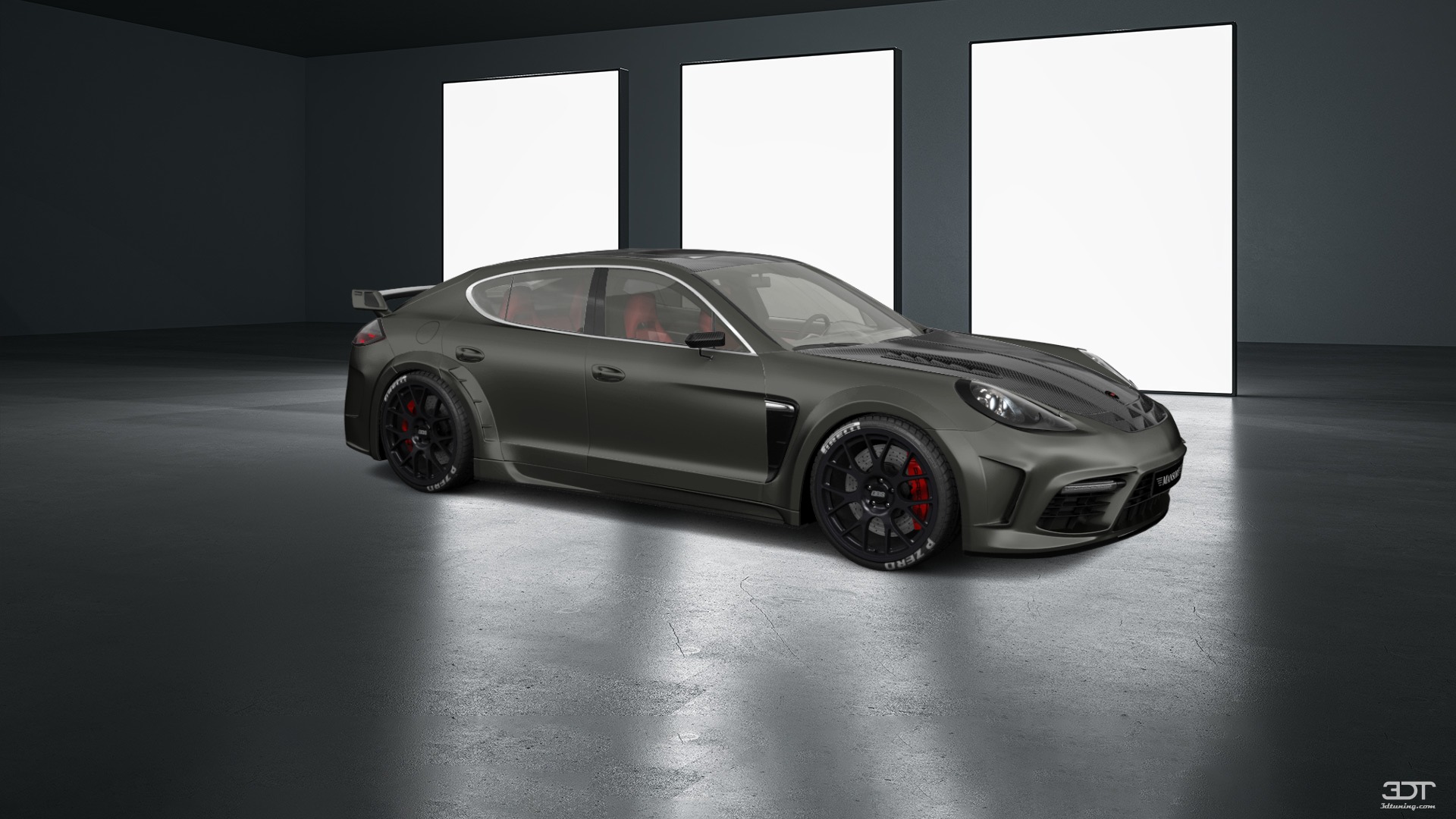 Tuning Porsche Panamera 4 door fastback saloon 2011