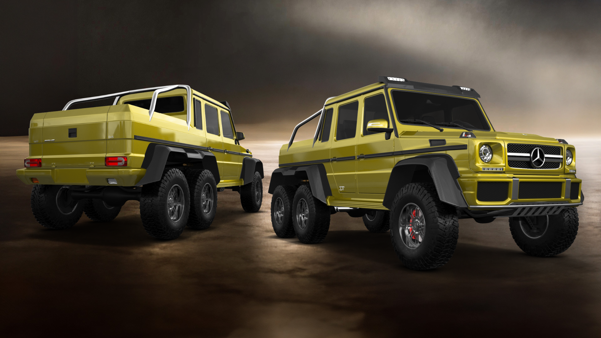 Mercedes G 63 AMG 6x6 4 Door pickup truck 2013 tuning
