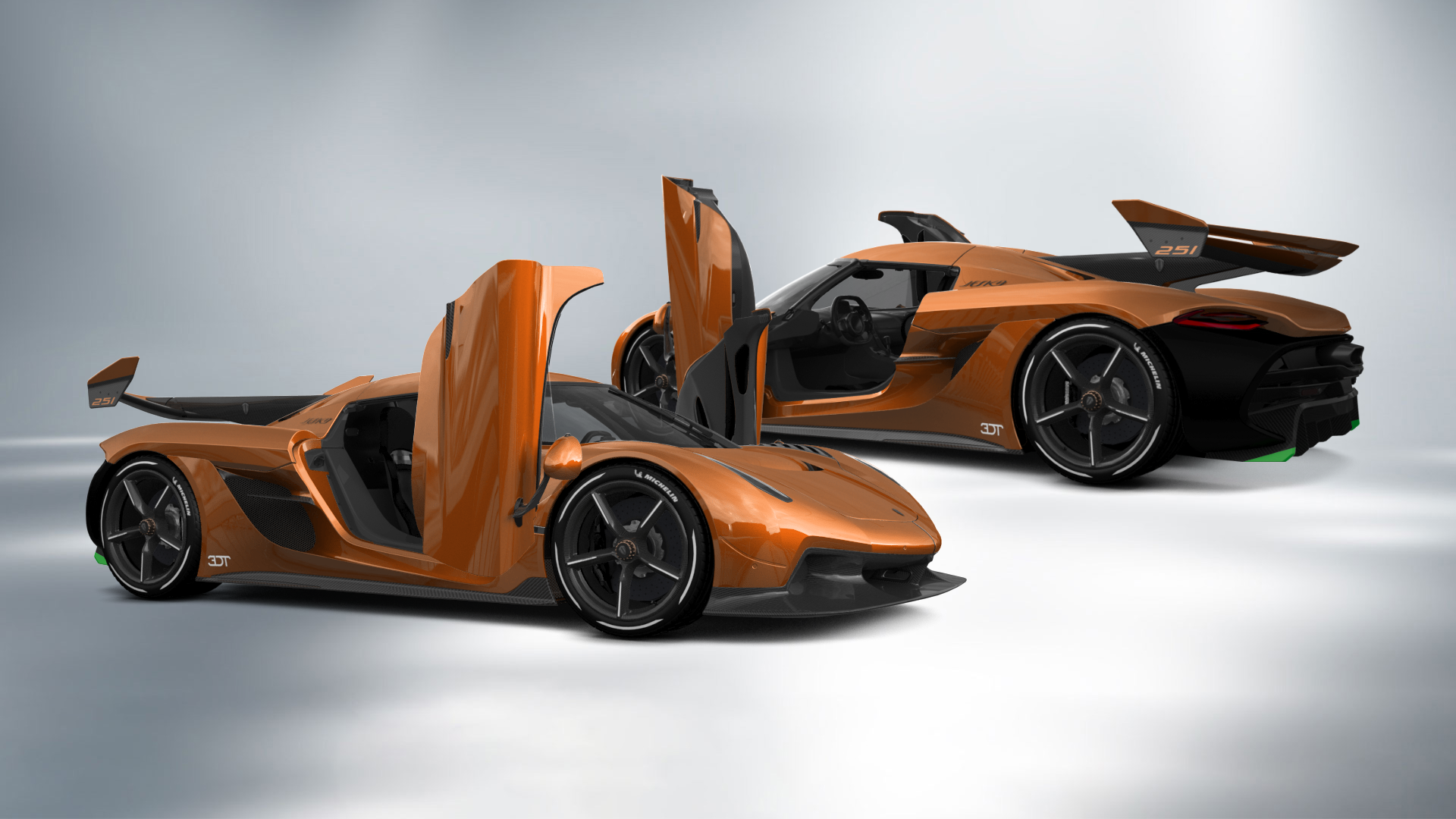 Koenigsegg Jesko 2 door targa top 2020