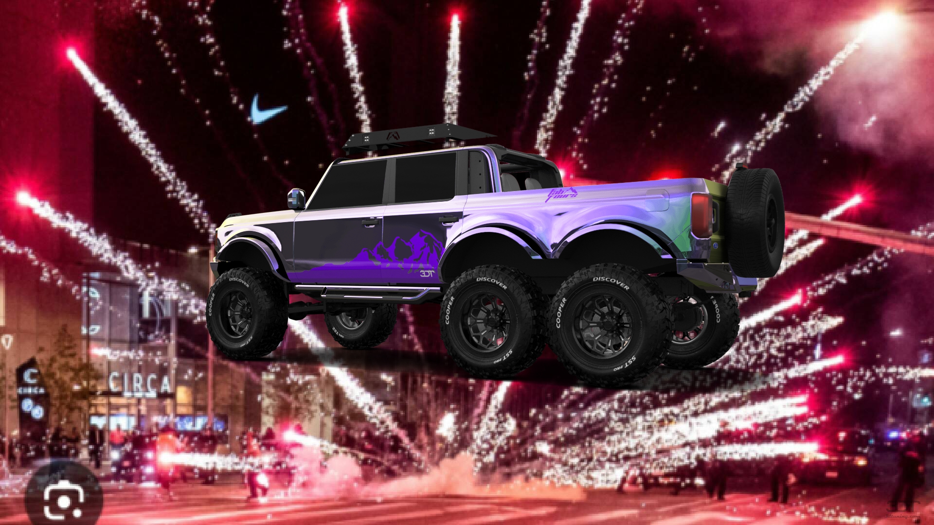 Ford Bronco 6X6 4 Door pickup truck 2021 tuning
