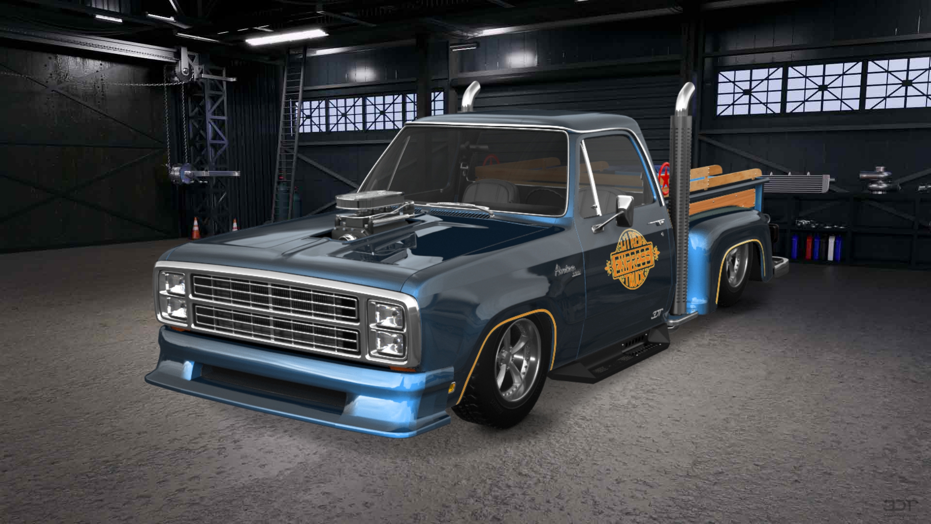 Dodge Lil Red Express 2 Door pickup truck 1979 tuning