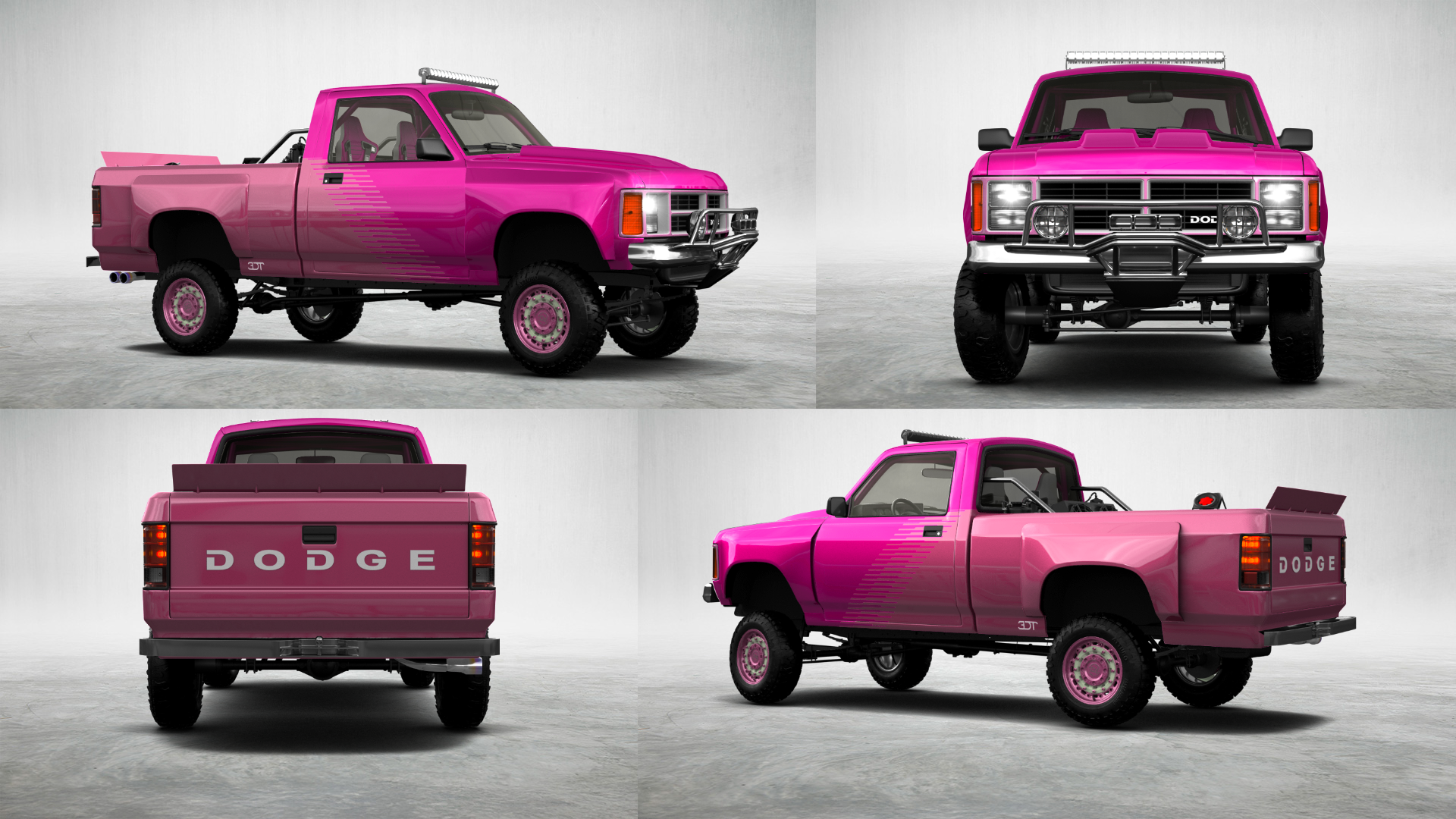 Dodge Dakota Regular Cab 2 Door pickup truck 1987 tuning