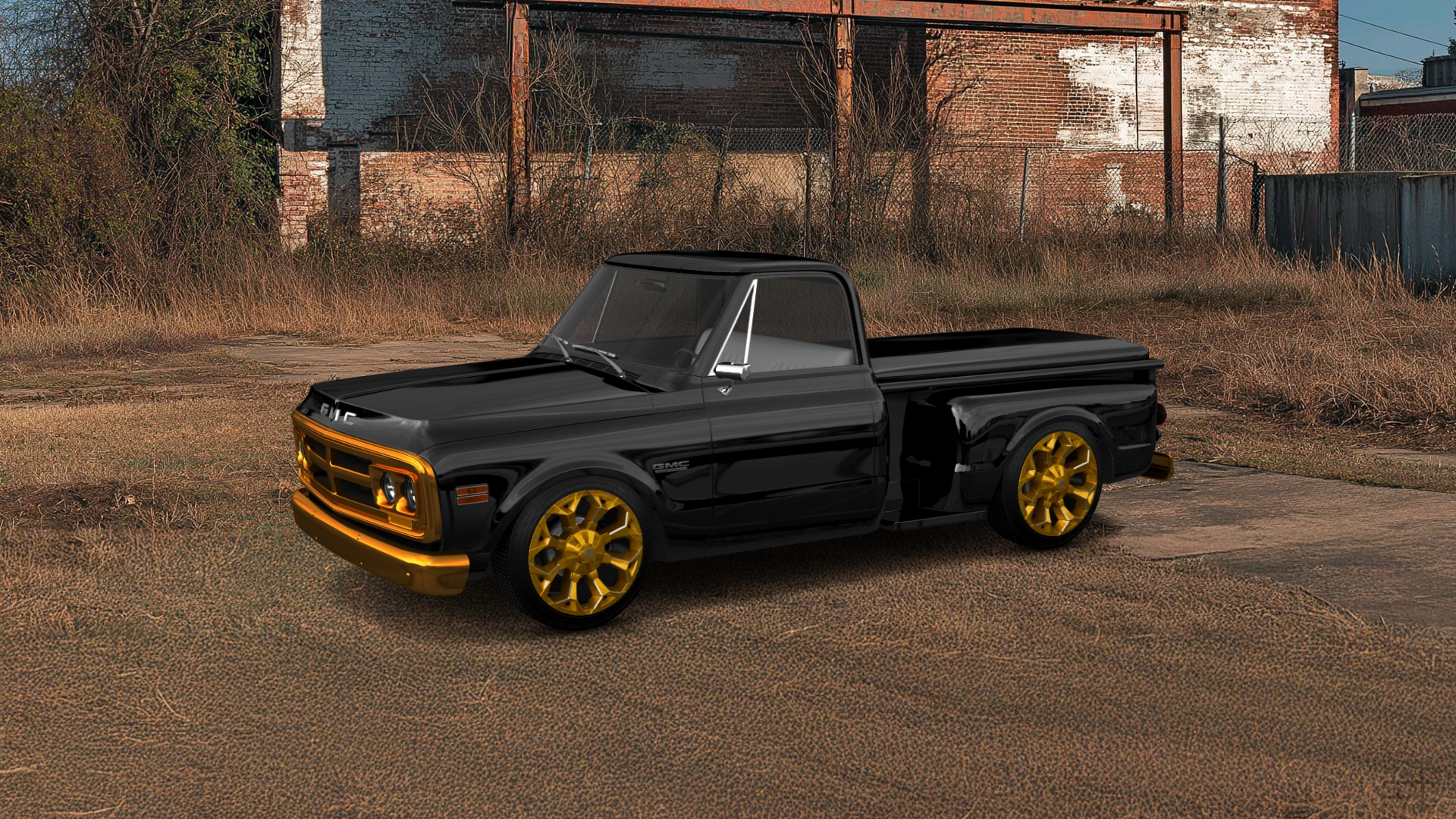 GMC K1500 2 Door pickup truck 1971 tuning