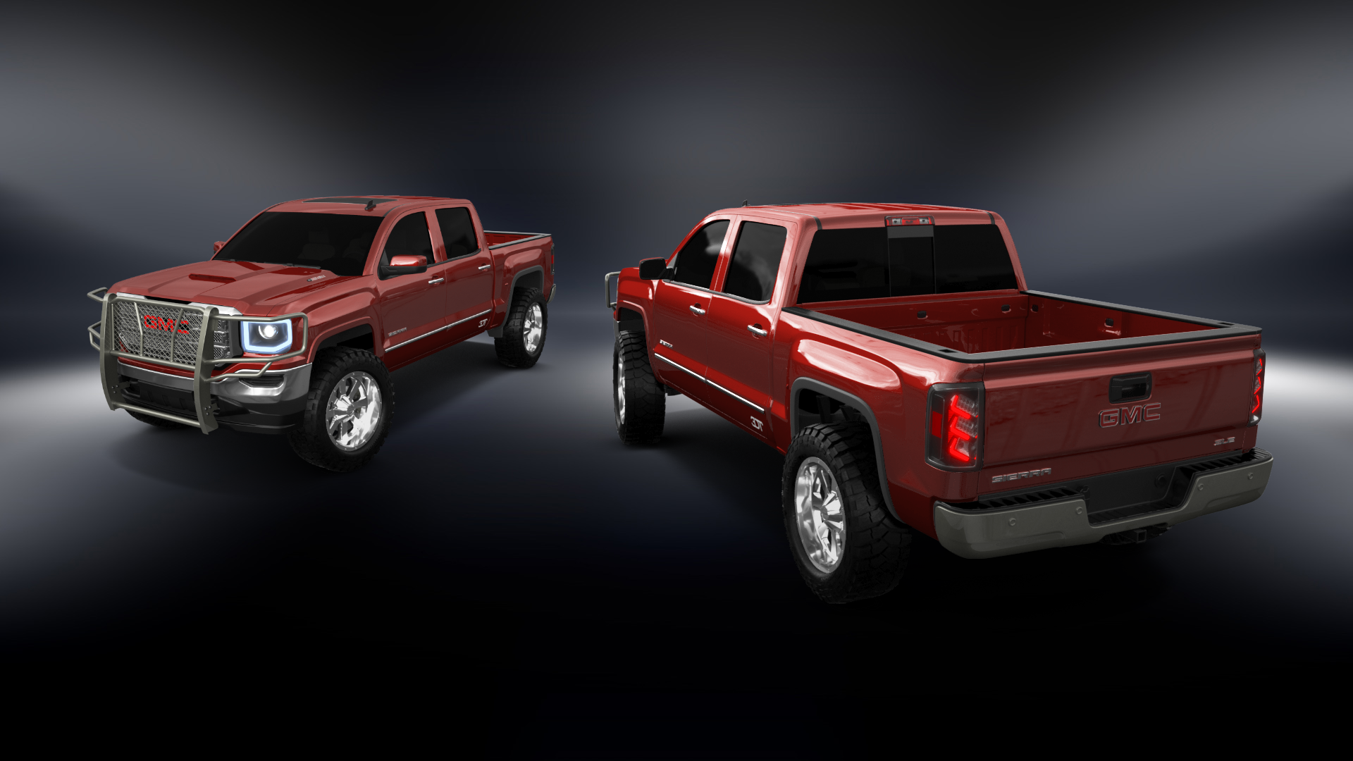 Tuning GMC Sierra 1500 Crew Cab 4 Door pickup truck 2016