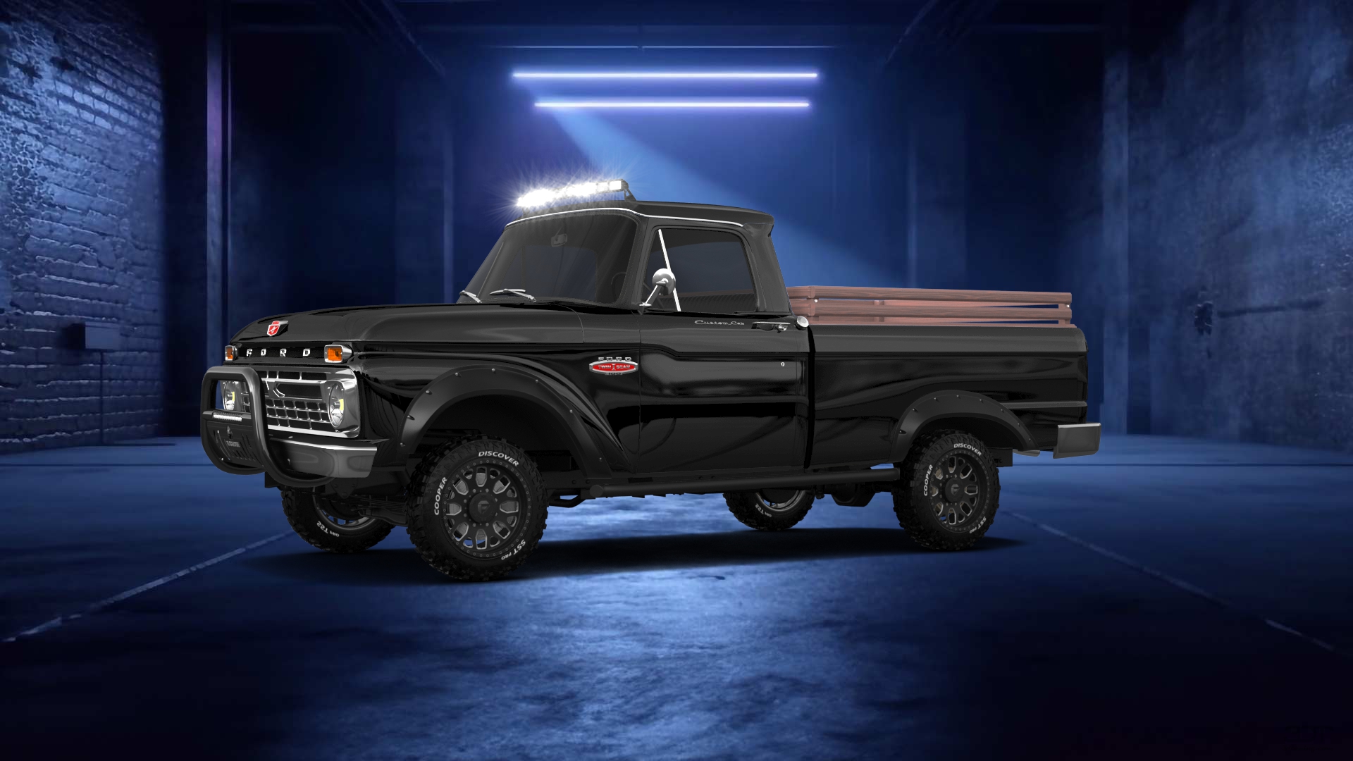 Ford F-100 Custom Cab 2 Door pickup truck 1966