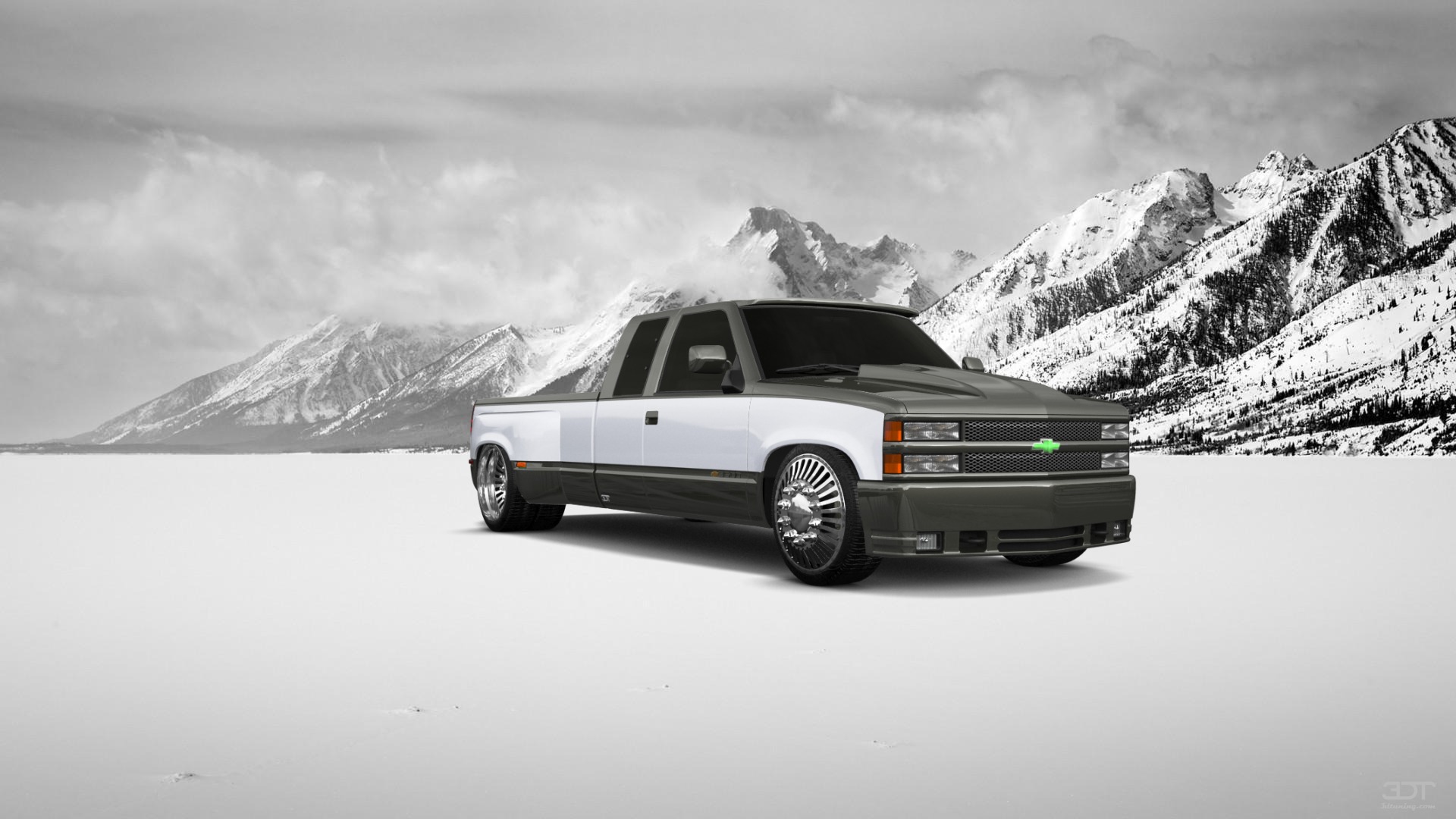 Chevrolet K3500 Extended Cab Pickup Truck 1988