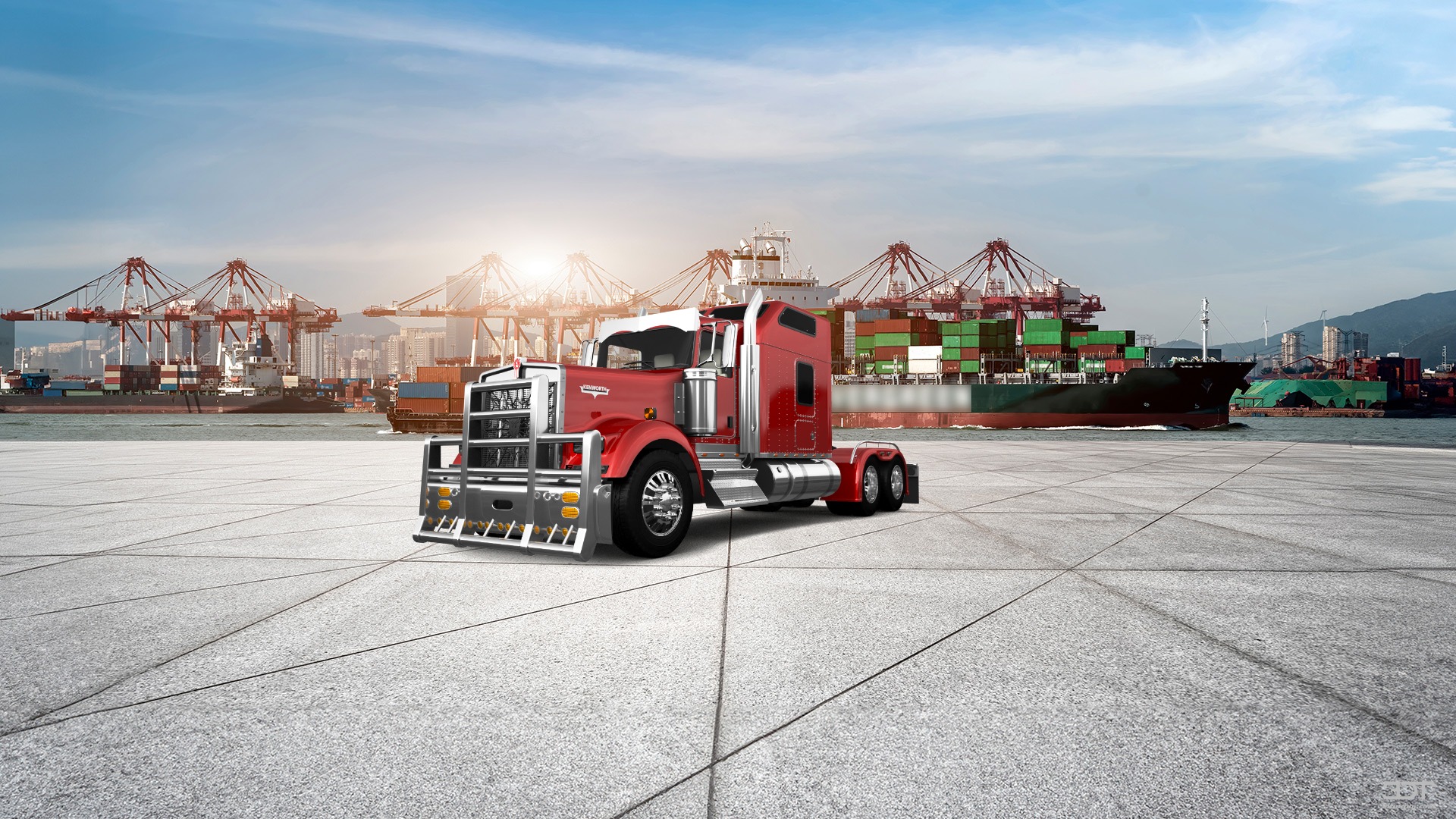 Kenworth W900 Sleeper Cab Truck 2015 tuning