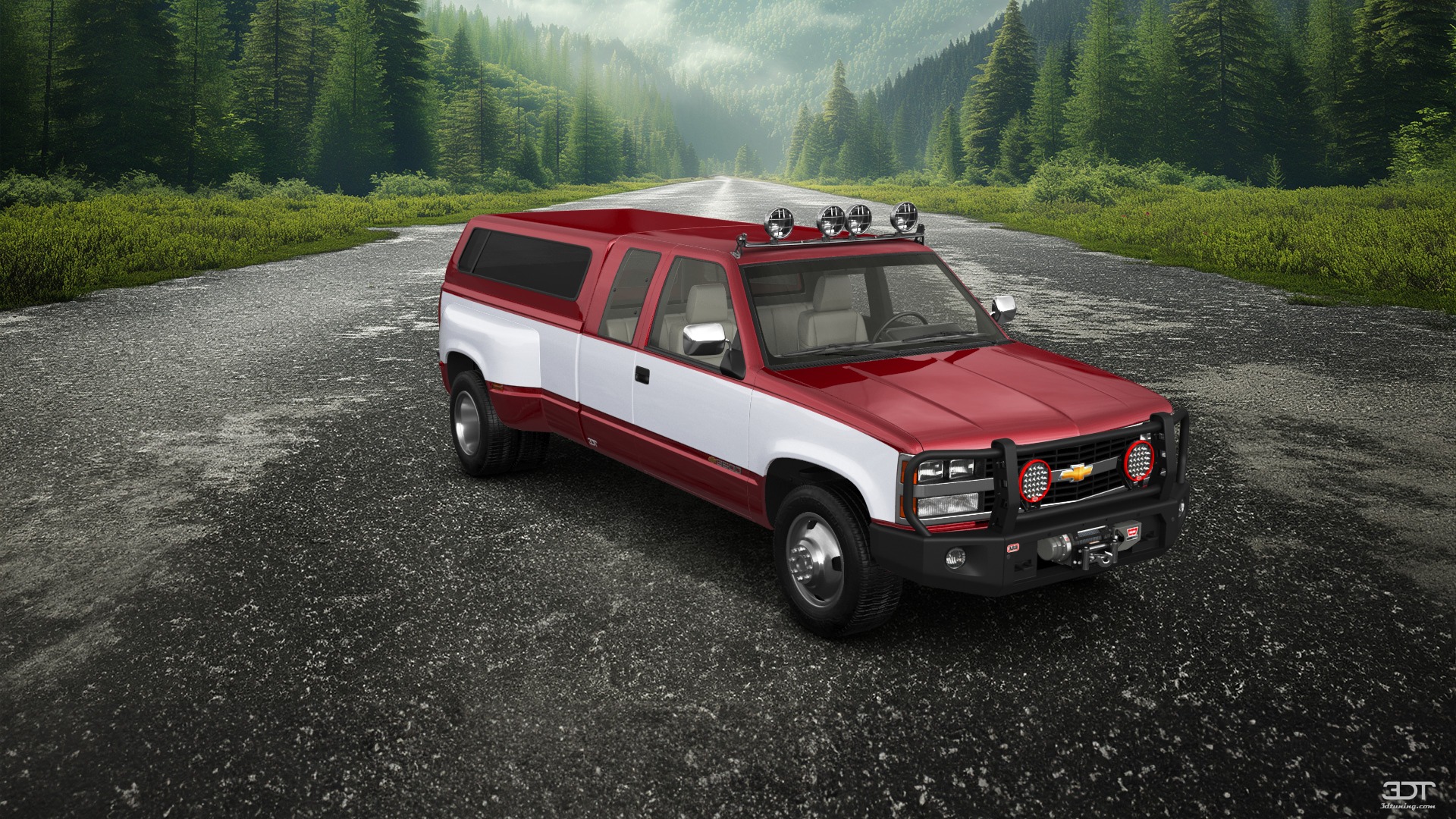 Chevrolet K3500 Extended Cab Pickup Truck 1988