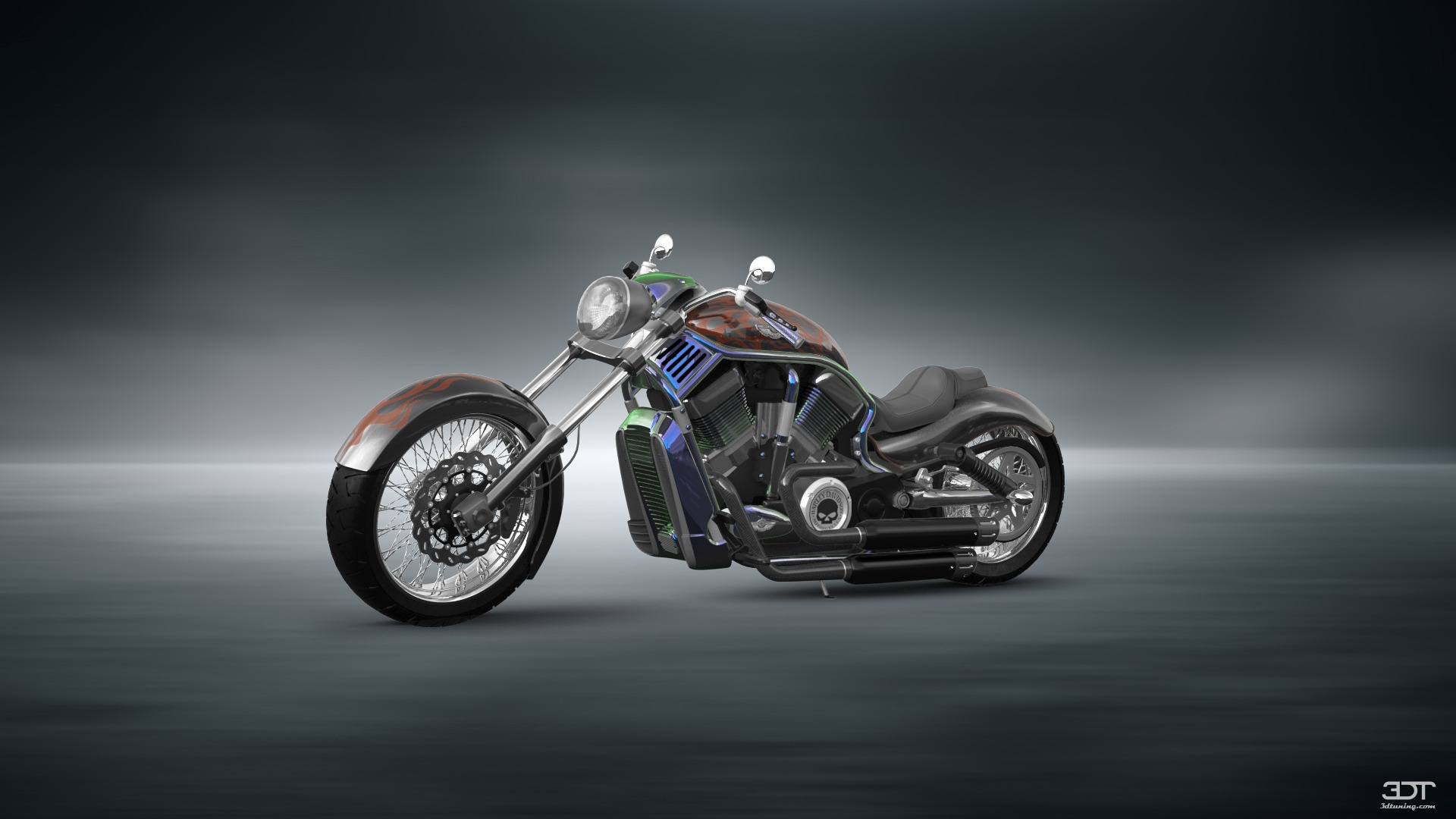 Harley-Davidson Custom Chopper Cruiser 2011