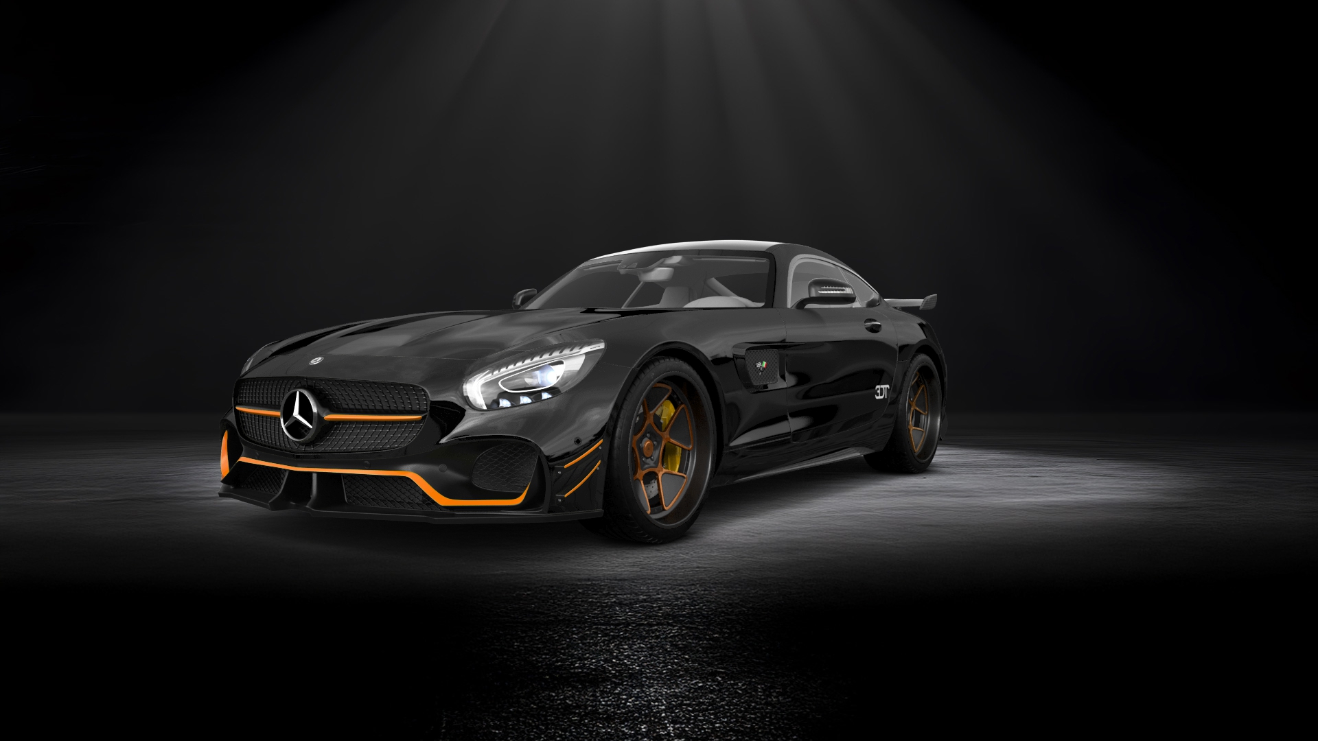 Mercedes AMG GT 2 door fastback coupe 2015 tuning