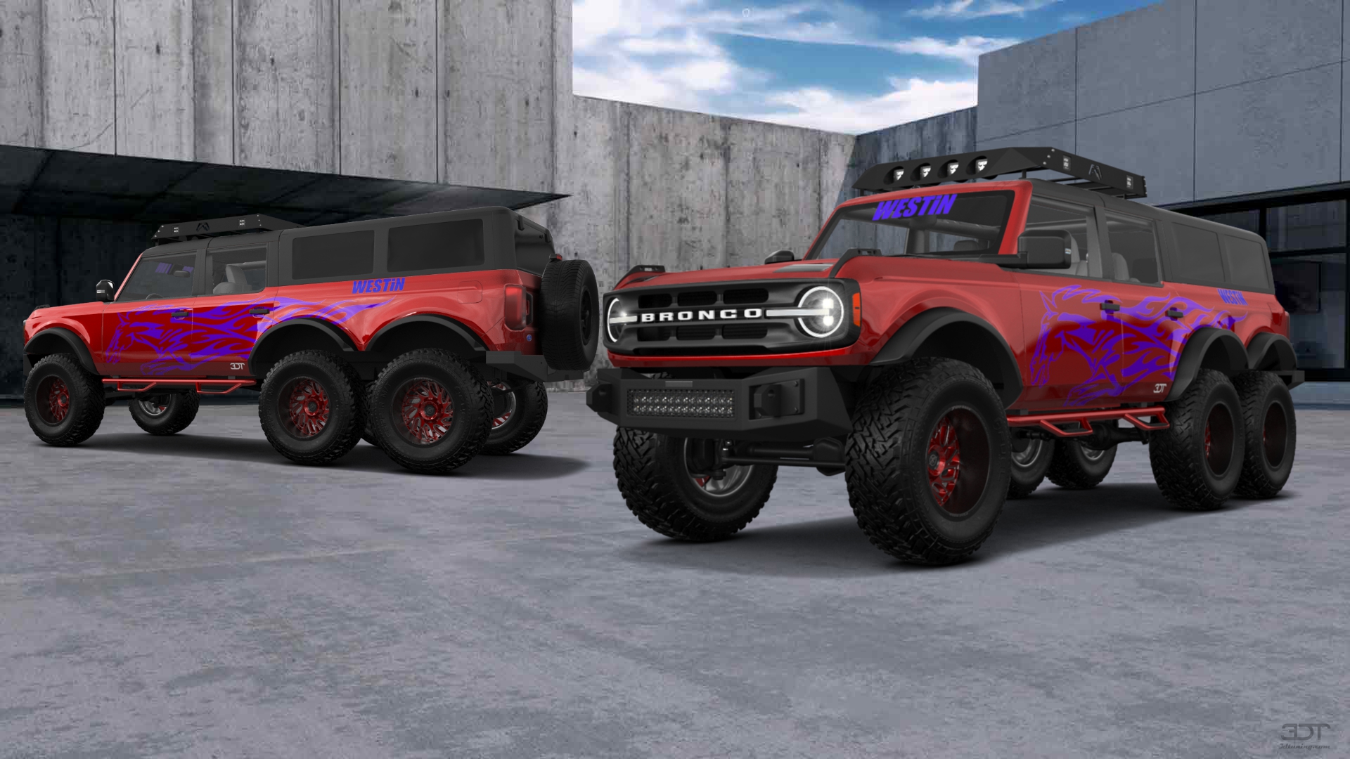 Ford Bronco 6X6 4 Door pickup truck 2021