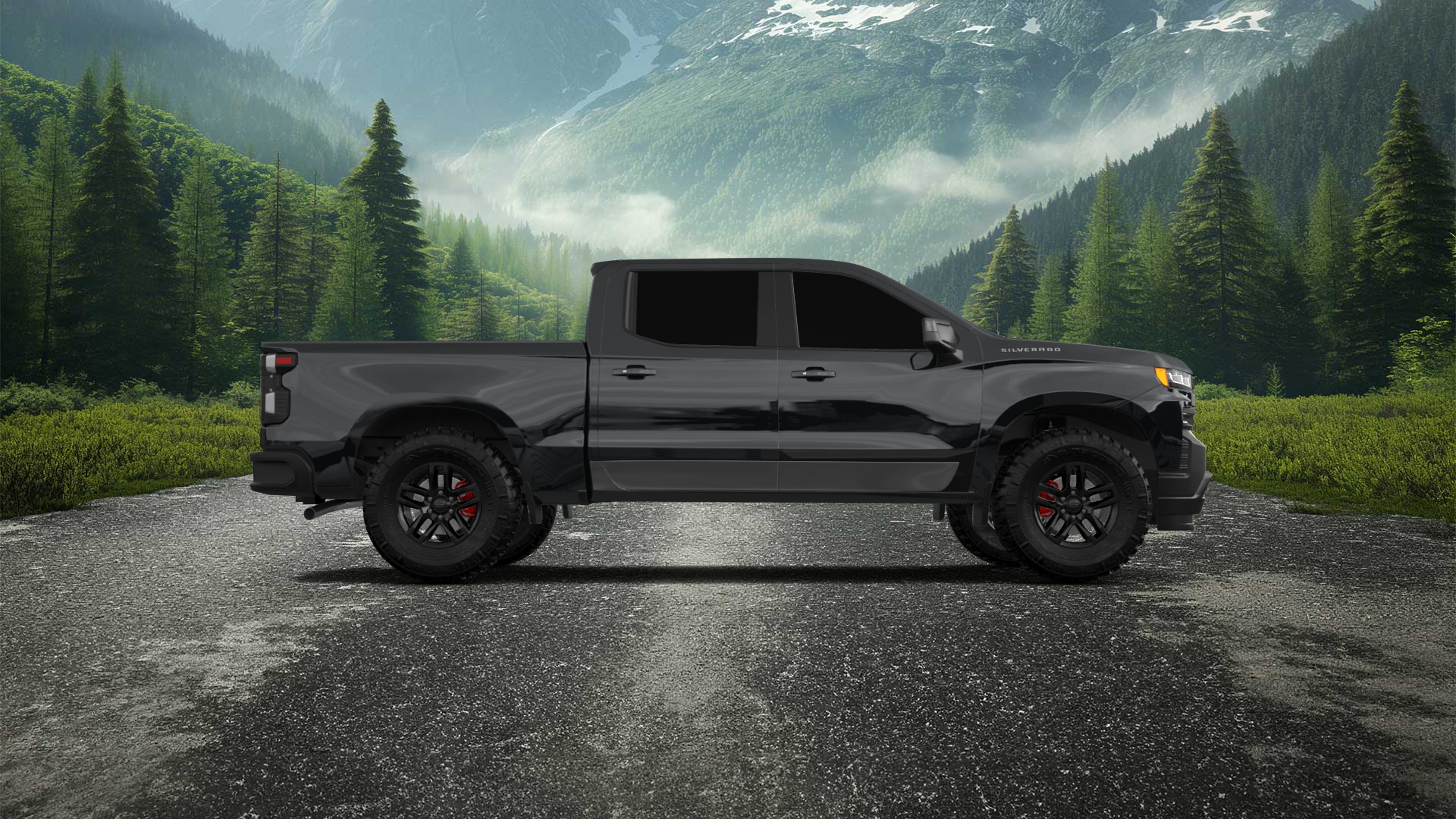 Chevrolet Silverado 1500 4 Door pickup truck 2019 tuning