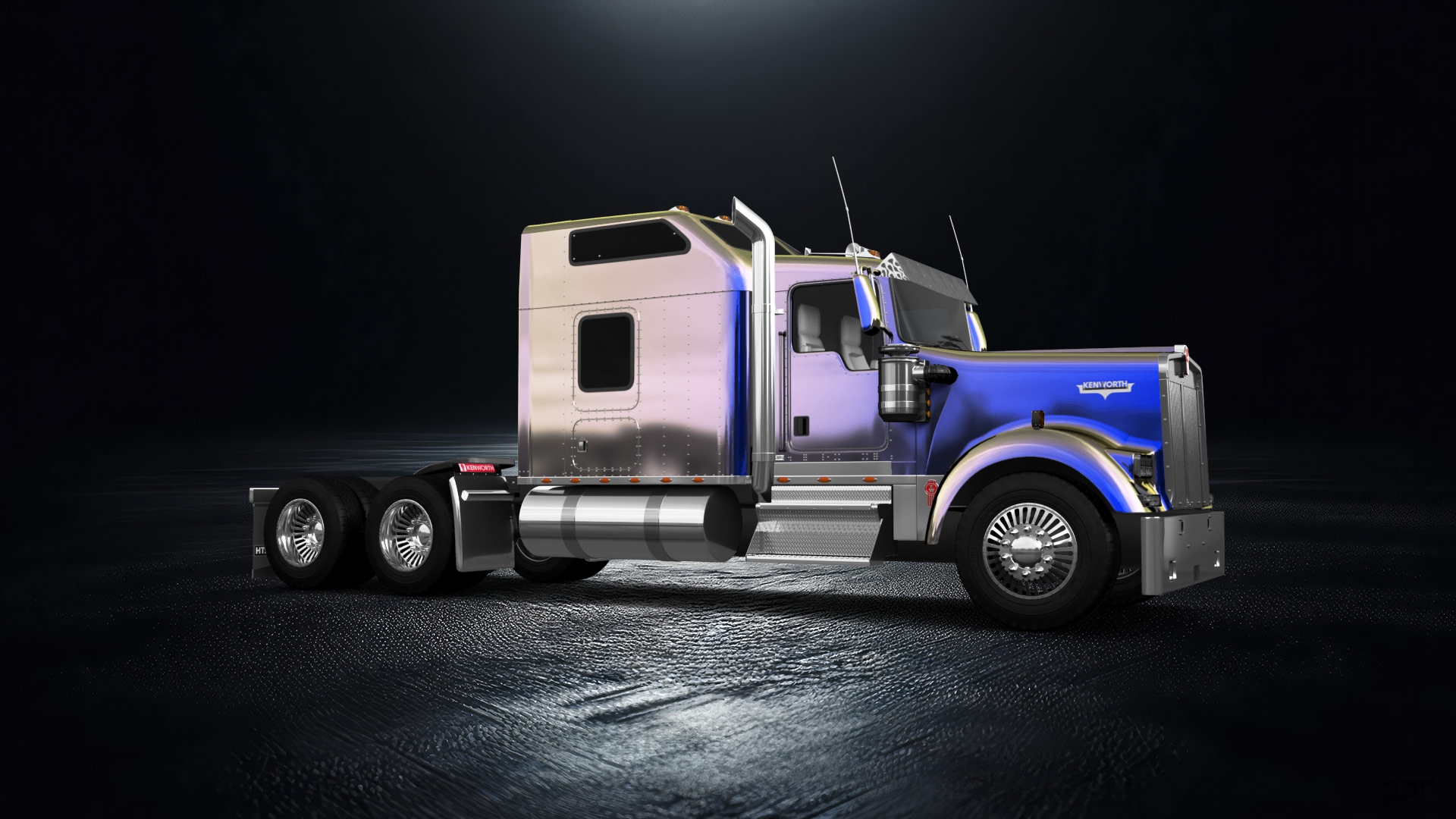 Kenworth W900 Sleeper Cab Truck 2015
