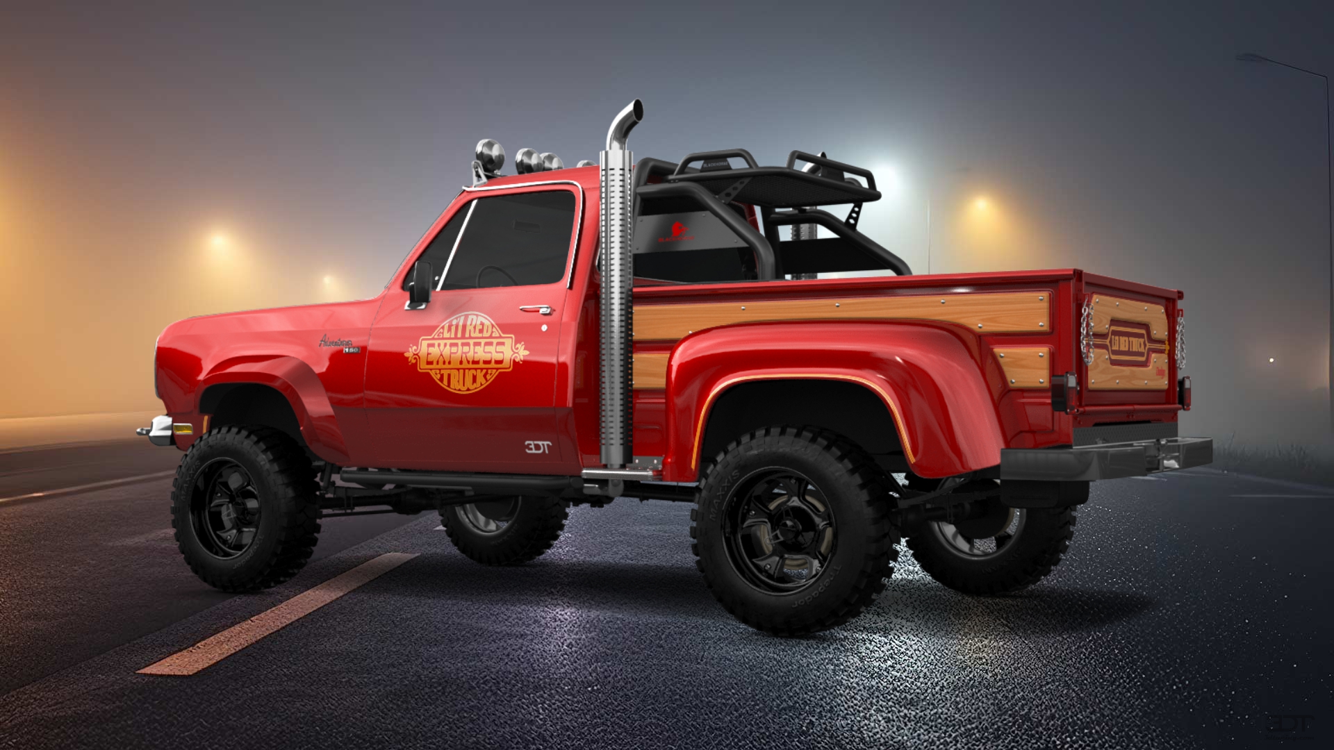 Dodge Lil Red Express 2 Door pickup truck 1978