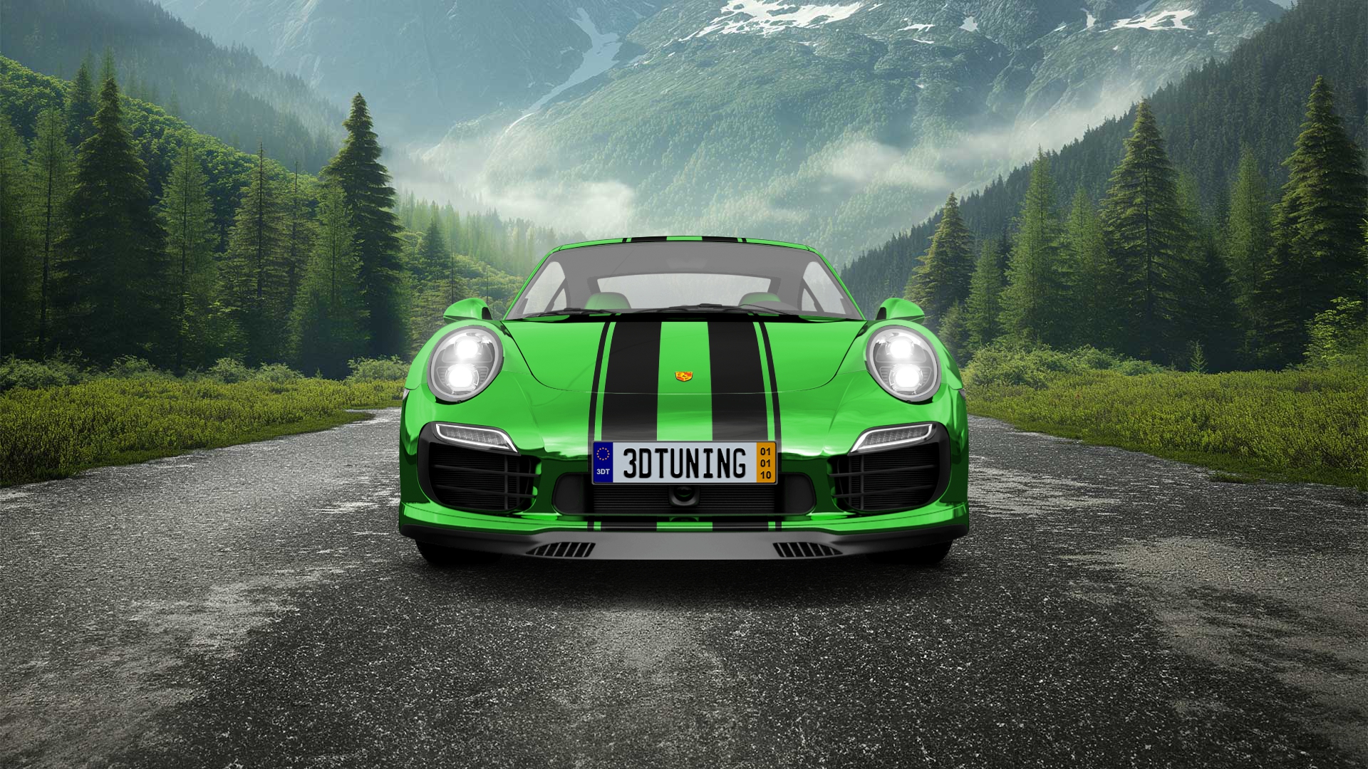 Porsche 911 Turbo S 2 Door Coupe 2014 tuning