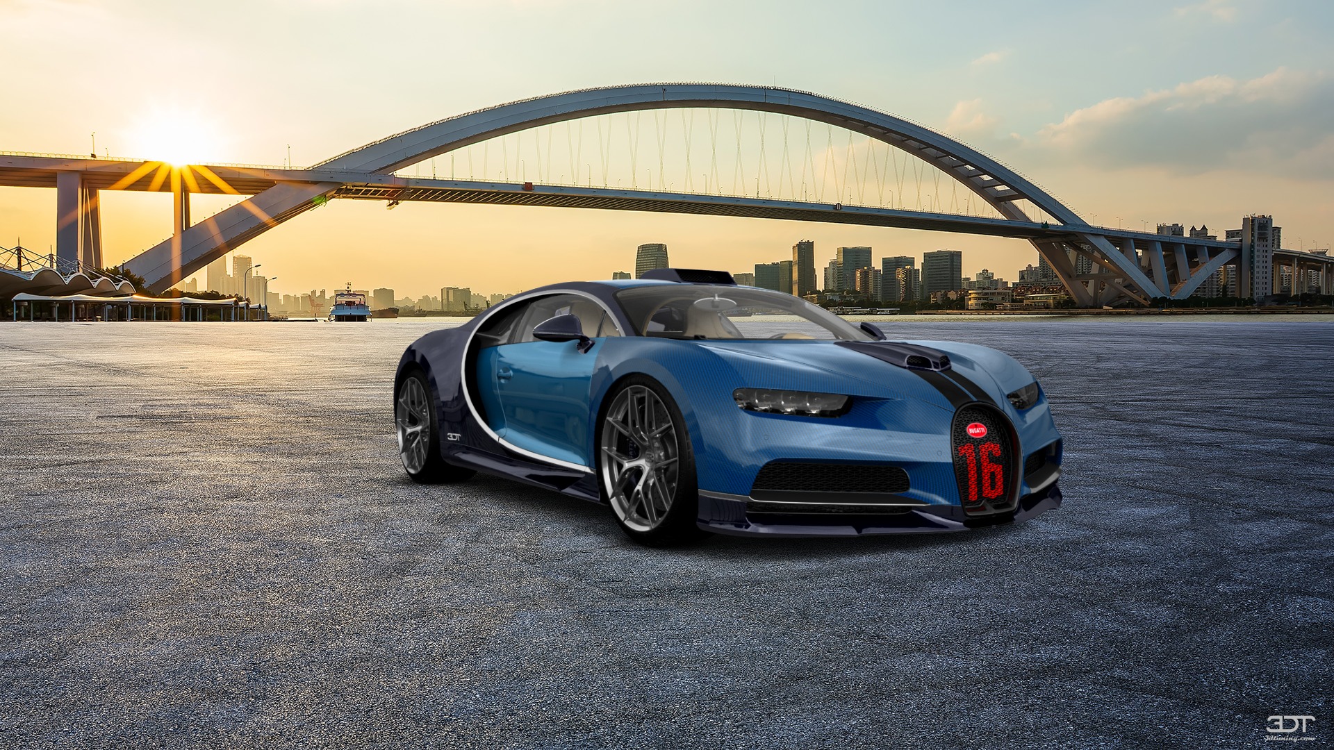 Bugatti Chiron 2 Door Coupe 2016 tuning