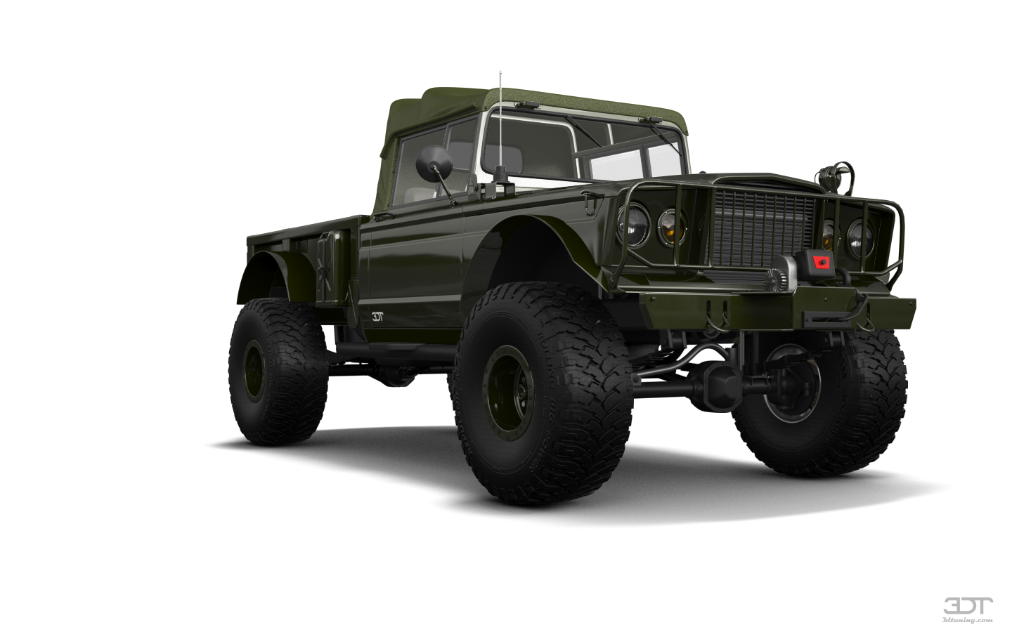 Tuning Jeep Kaiser M715 2 Door pickup truck 1968