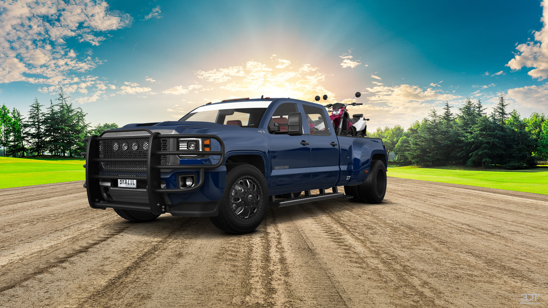 GMC Sierra 3500 HD Crew Cab 4 Door pickup truck 2015