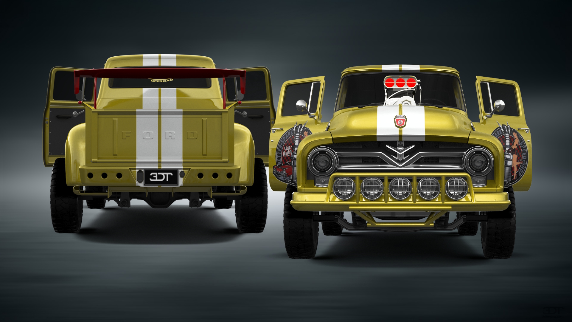 Ford F-100 2 Door truck 1956