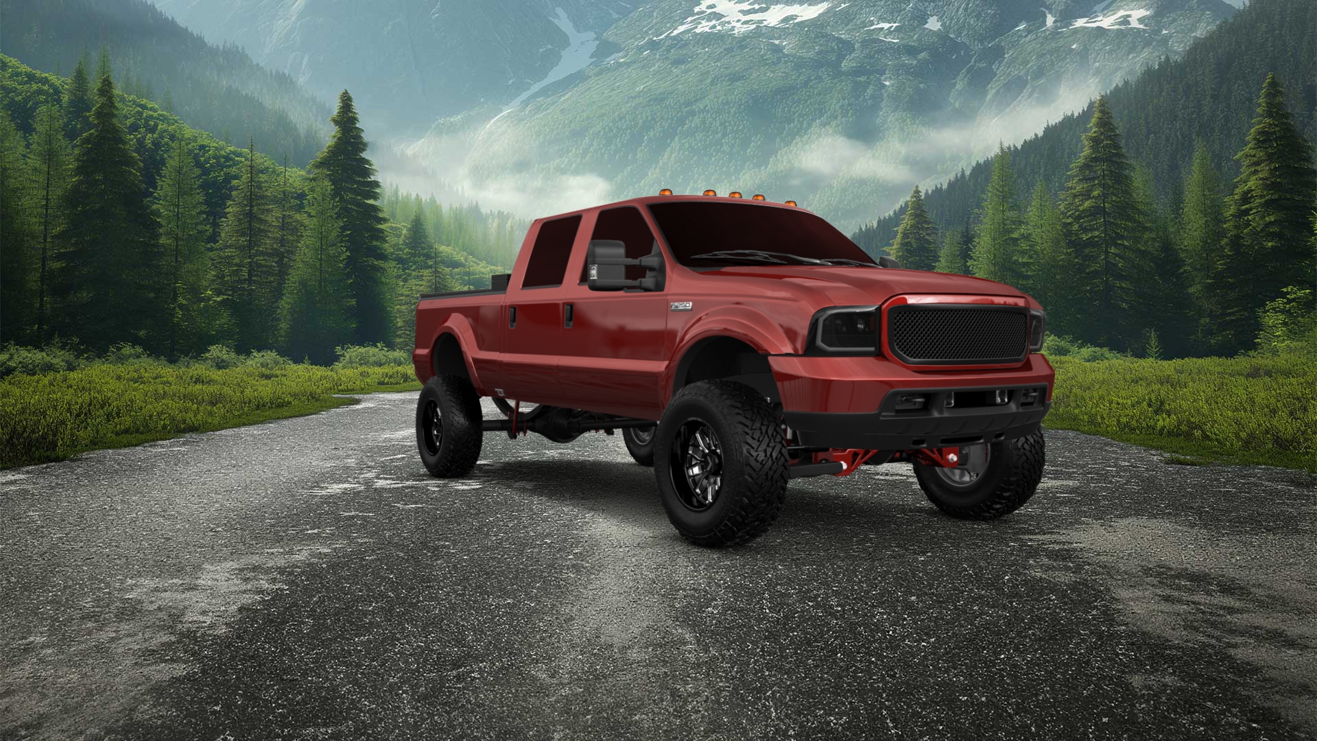 Ford F-250 Crew Cab 4 Door pickup truck 1999 tuning