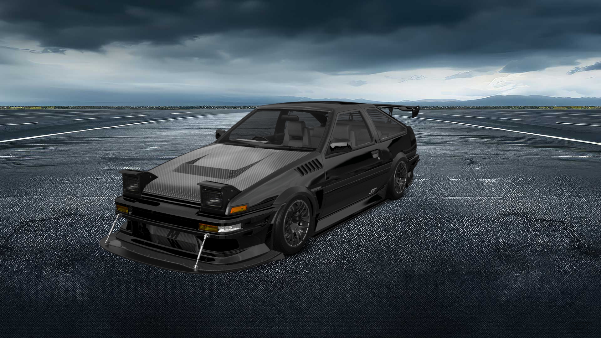 Toyota AE86 3 Door Hatchback 1985 tuning