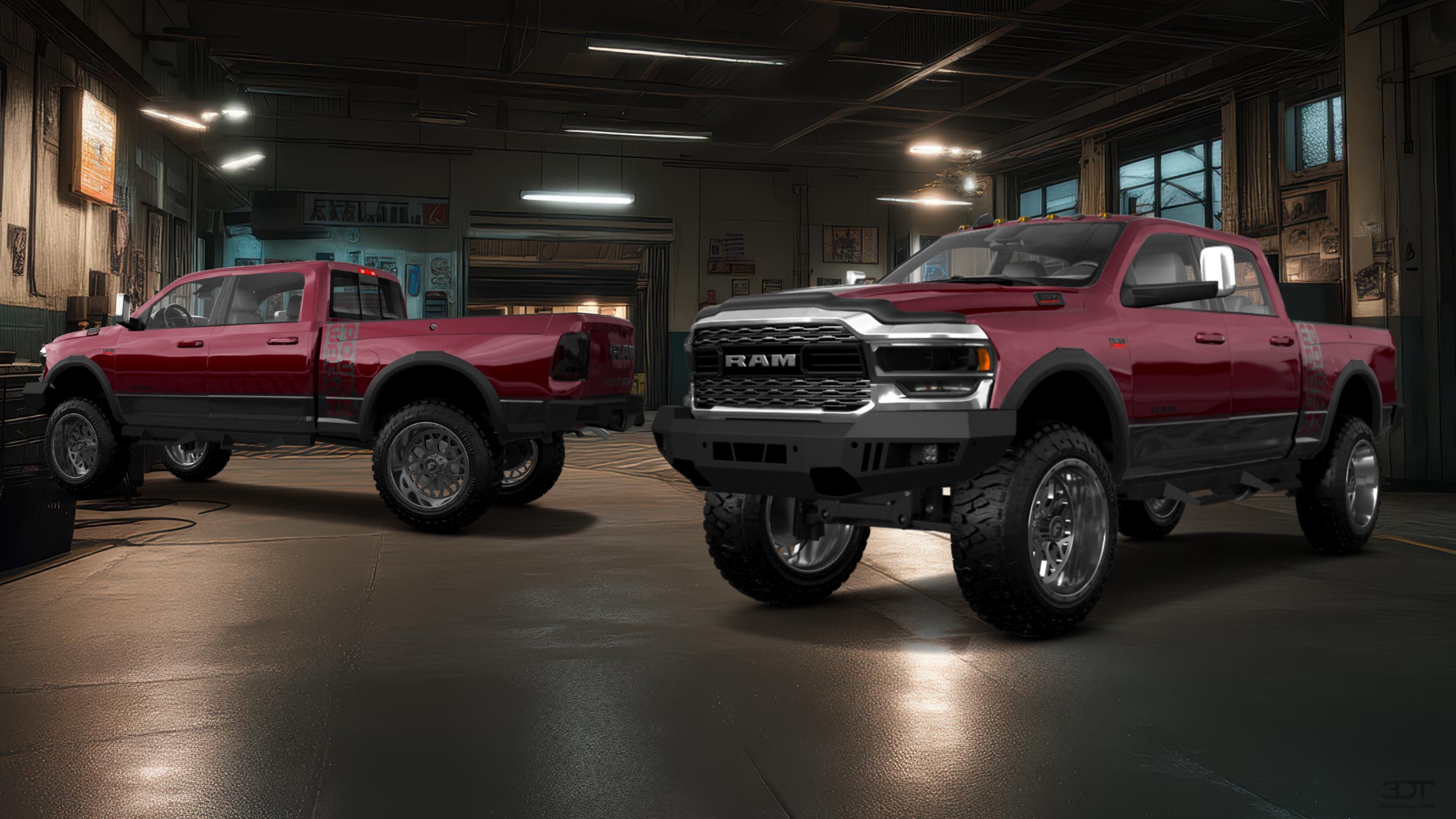 Dodge Ram 2500 4 Door pickup truck 2020 tuning