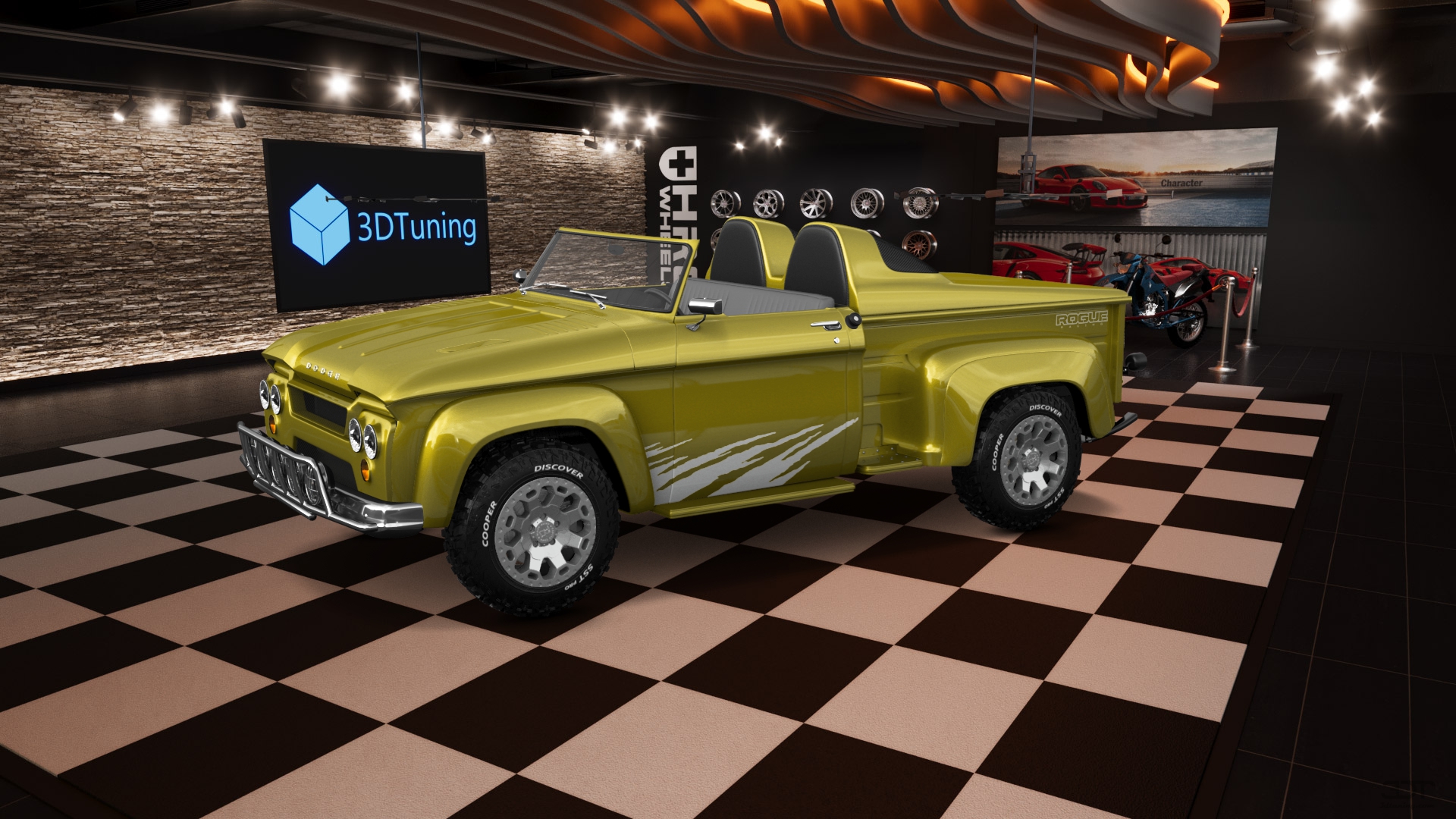 Dodge D-100 Stepside 2 Door pickup truck 1961