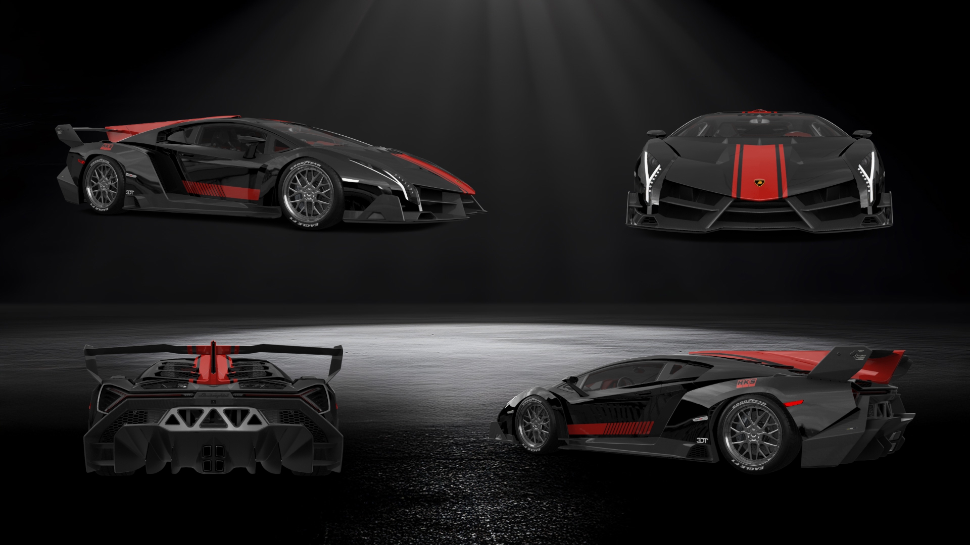 Lamborghini Veneno 2 Door Coupe 2013 tuning