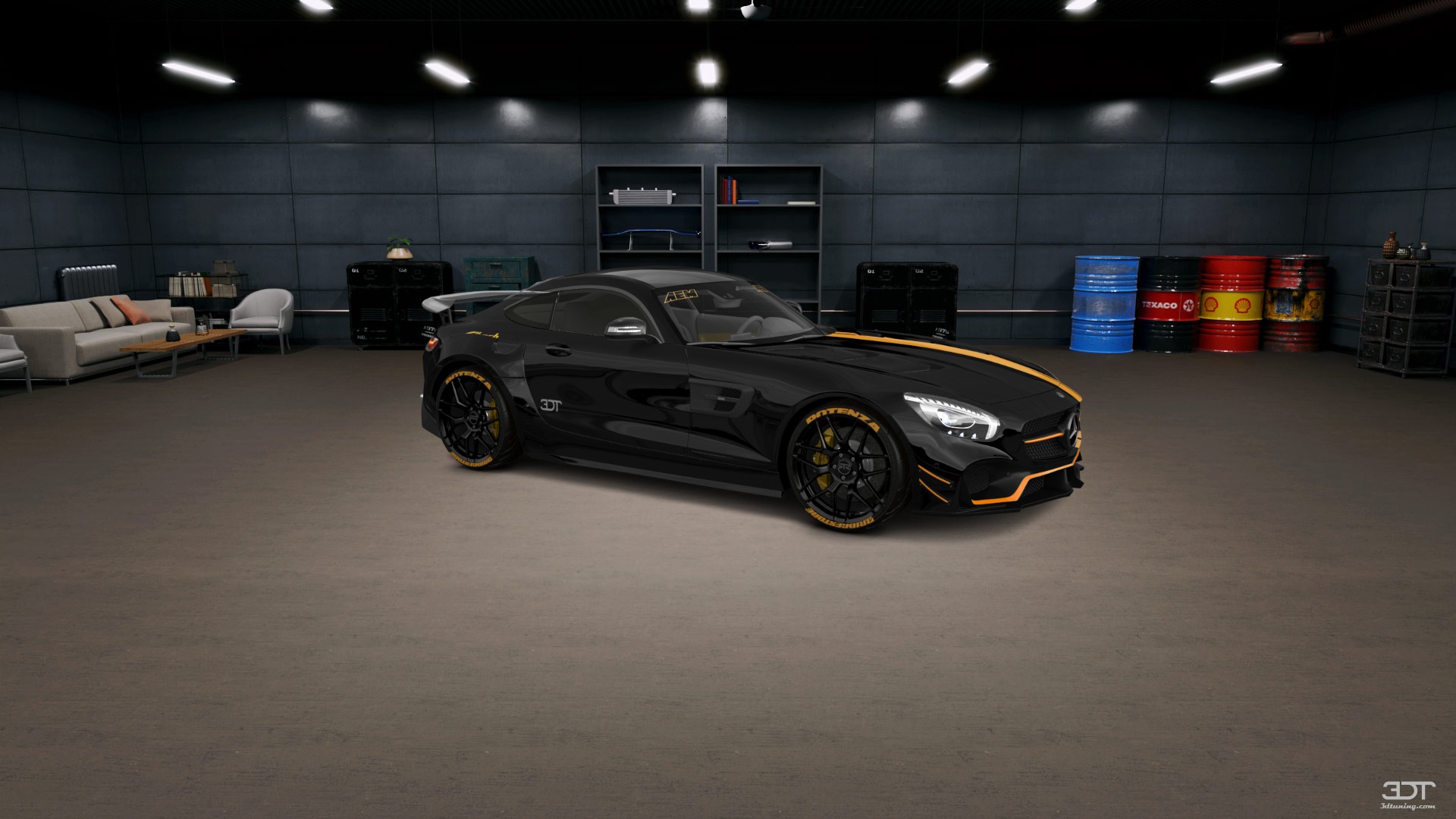 Mercedes AMG GT 2 door fastback coupe 2015 tuning