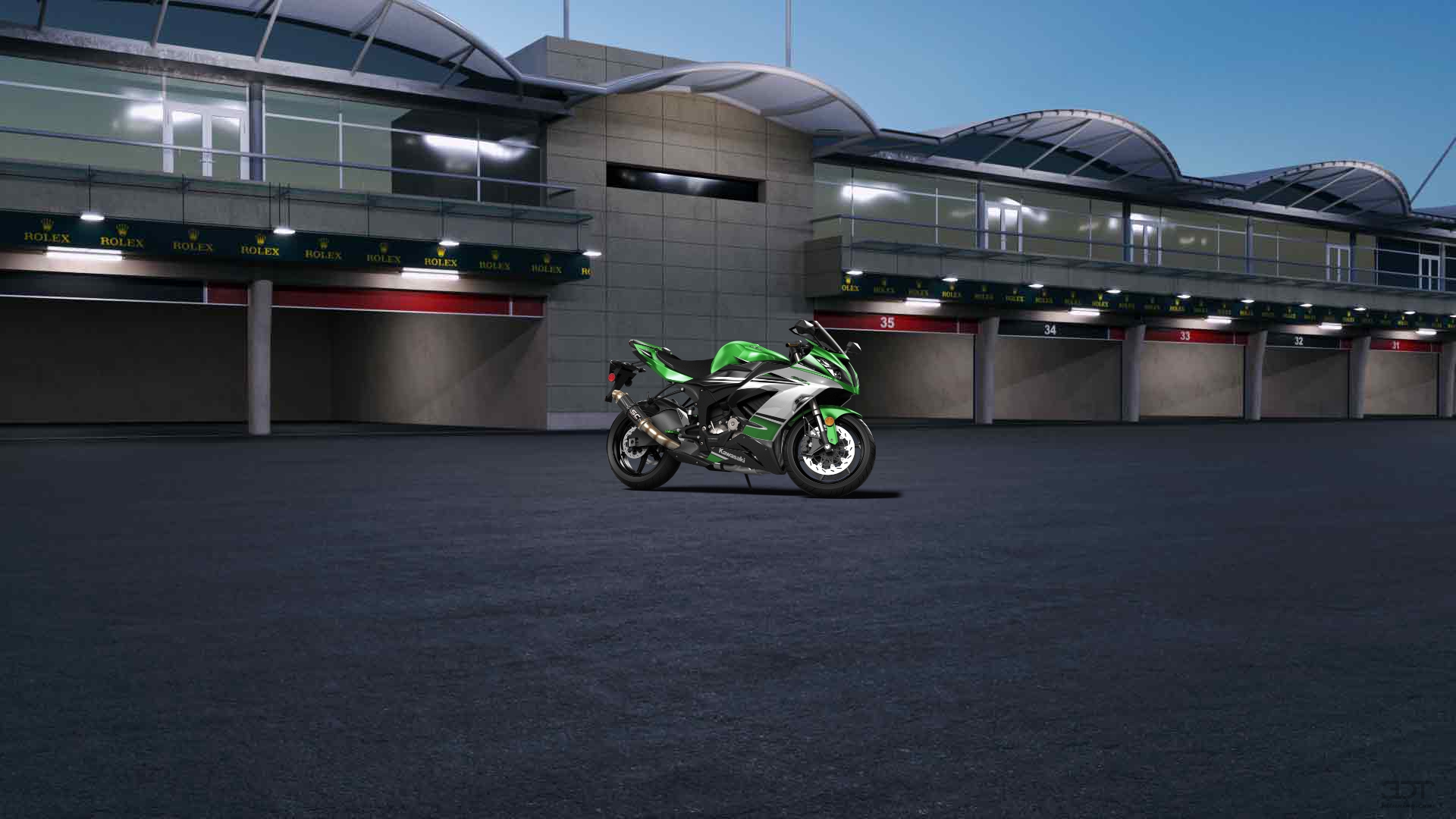 Kawasaki Ninja ZX 6R Sport Bike 2015 tuning