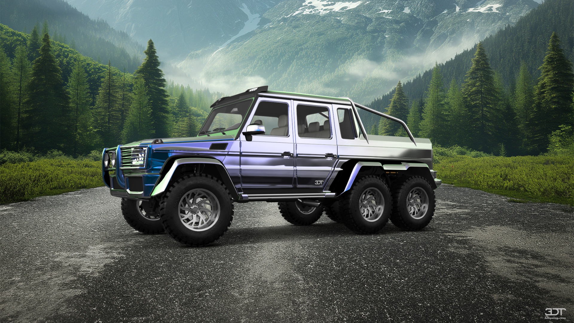 Mercedes G 63 AMG 6x6 4 Door pickup truck 2013