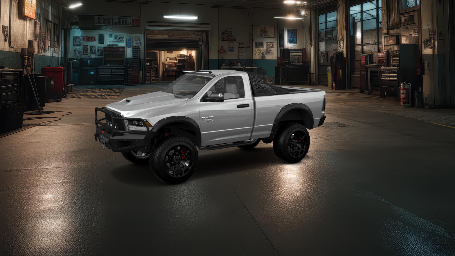 Dodge Ram 1500 6.4' box Regular Cab 2 Door pickup truck 2009 tuning