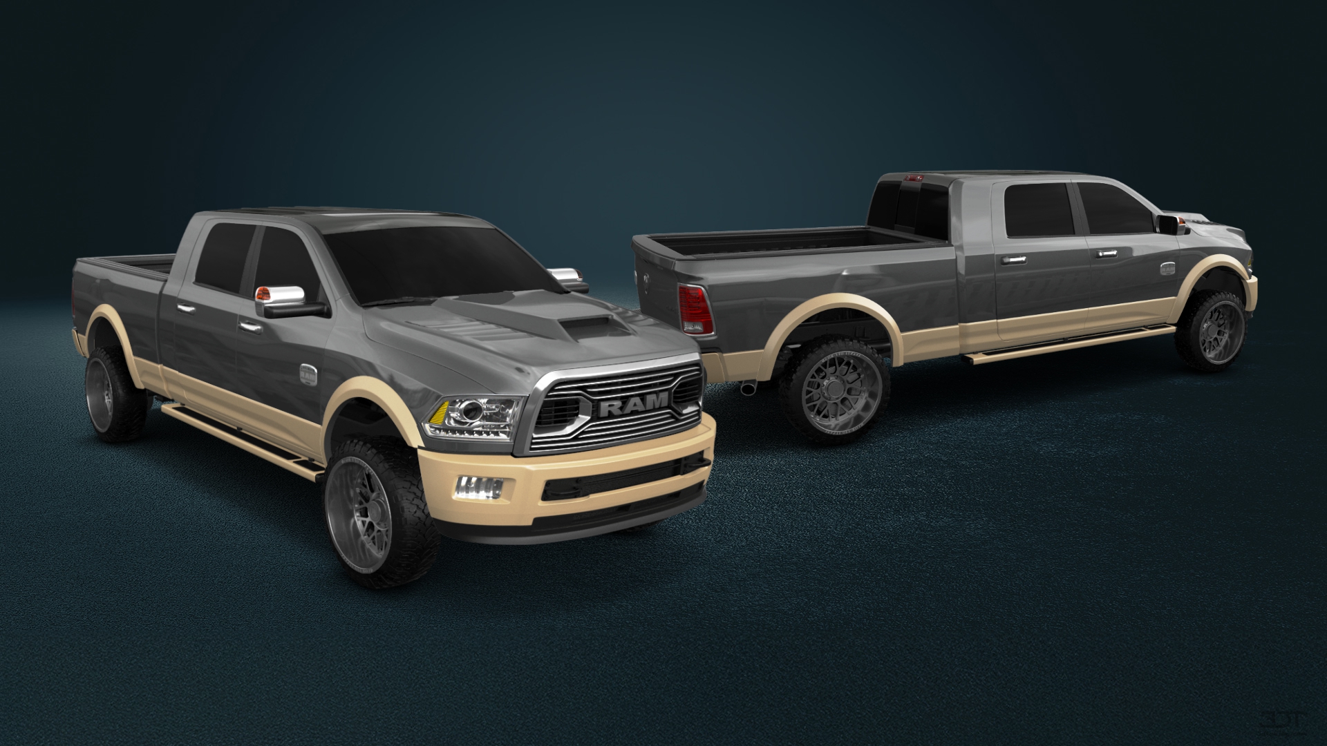 Dodge Ram 2500 Mega Cab 6.4 ft box 4 Door pickup truck 2010