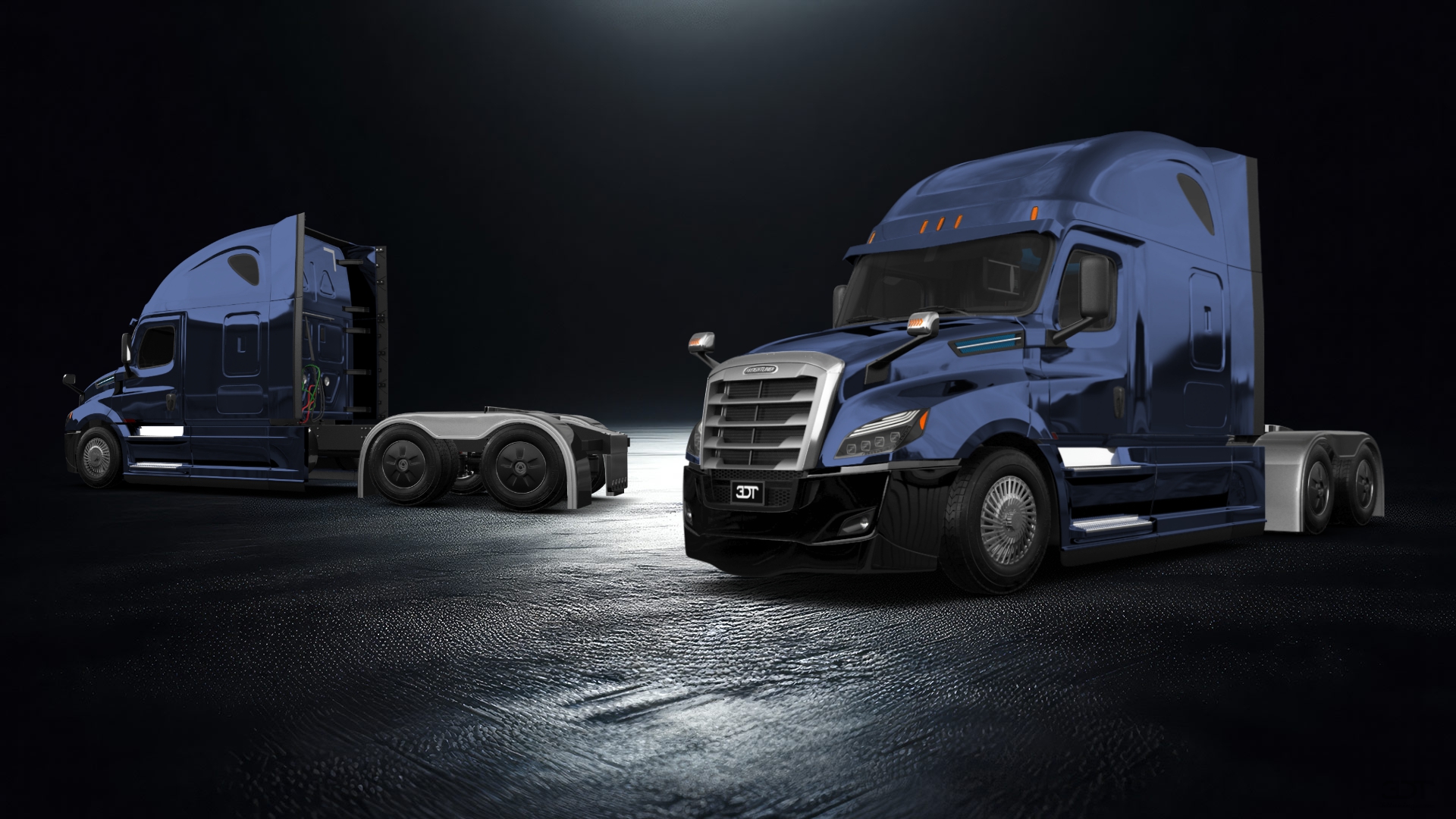 Freightliner Cascadia Sleeper Cab Truck 2018 tuning