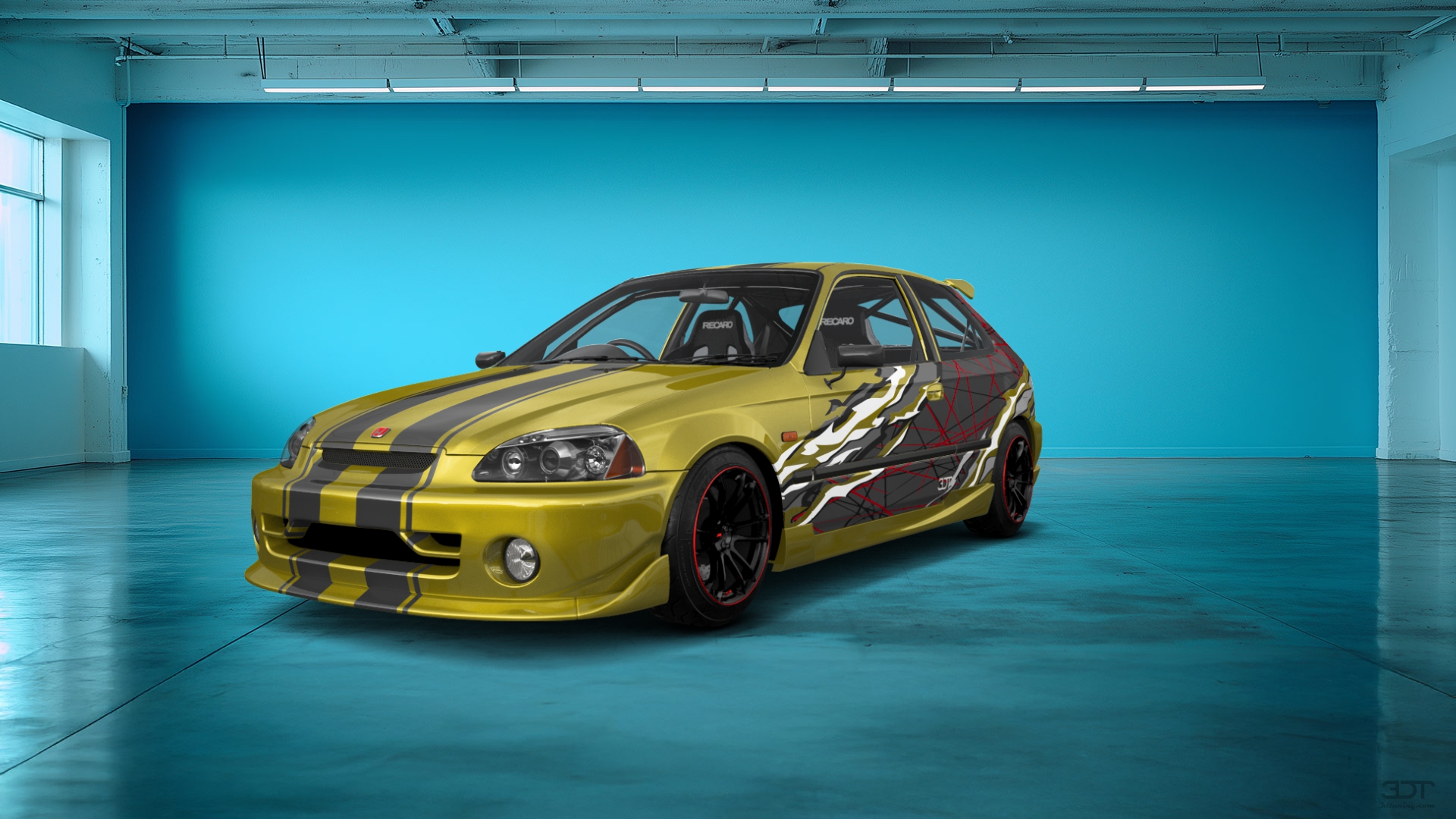 Honda Civic 3 Door Hatchback 1997 tuning