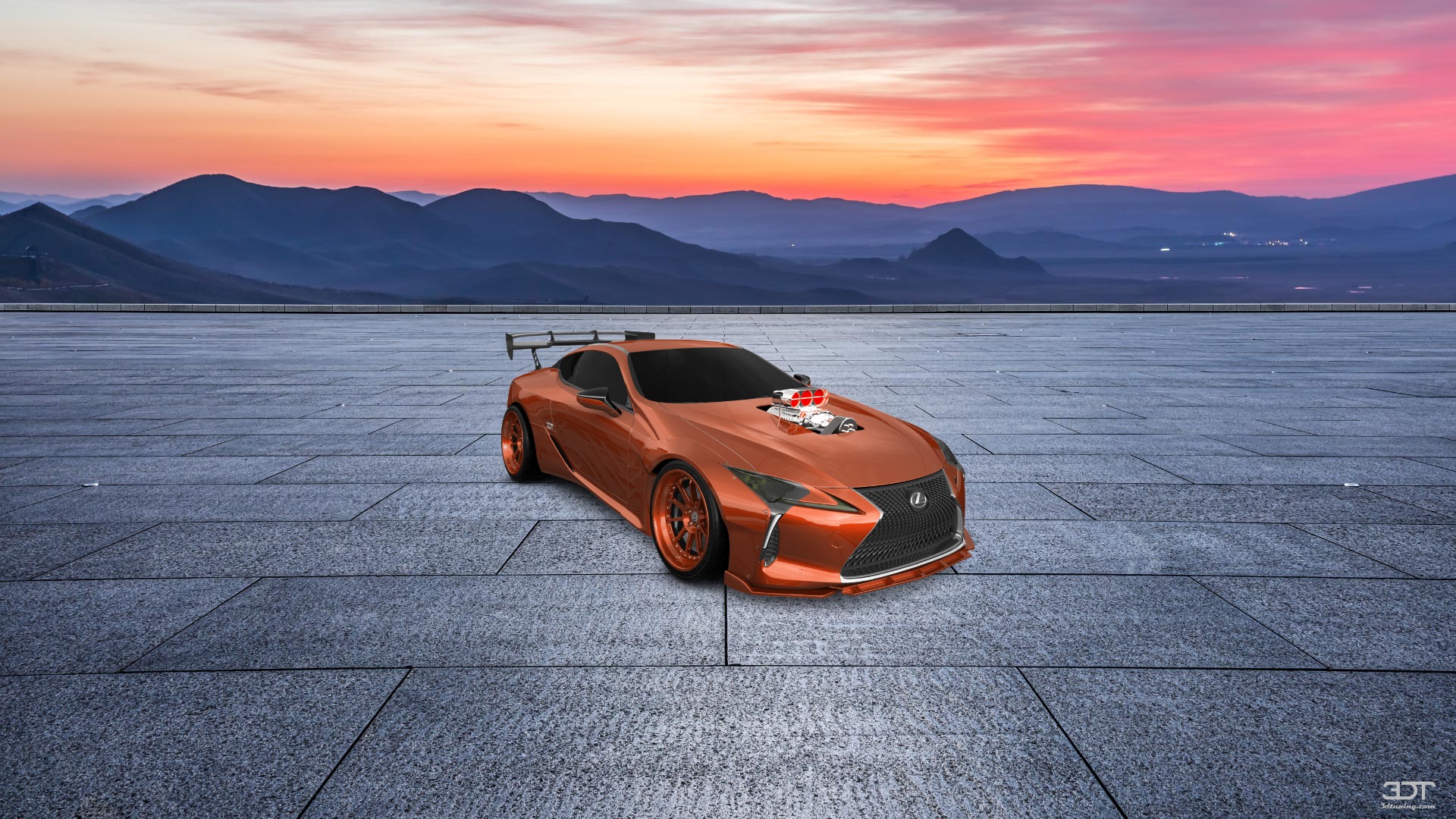 Lexus LC500 2 door fastback coupe 2017 tuning