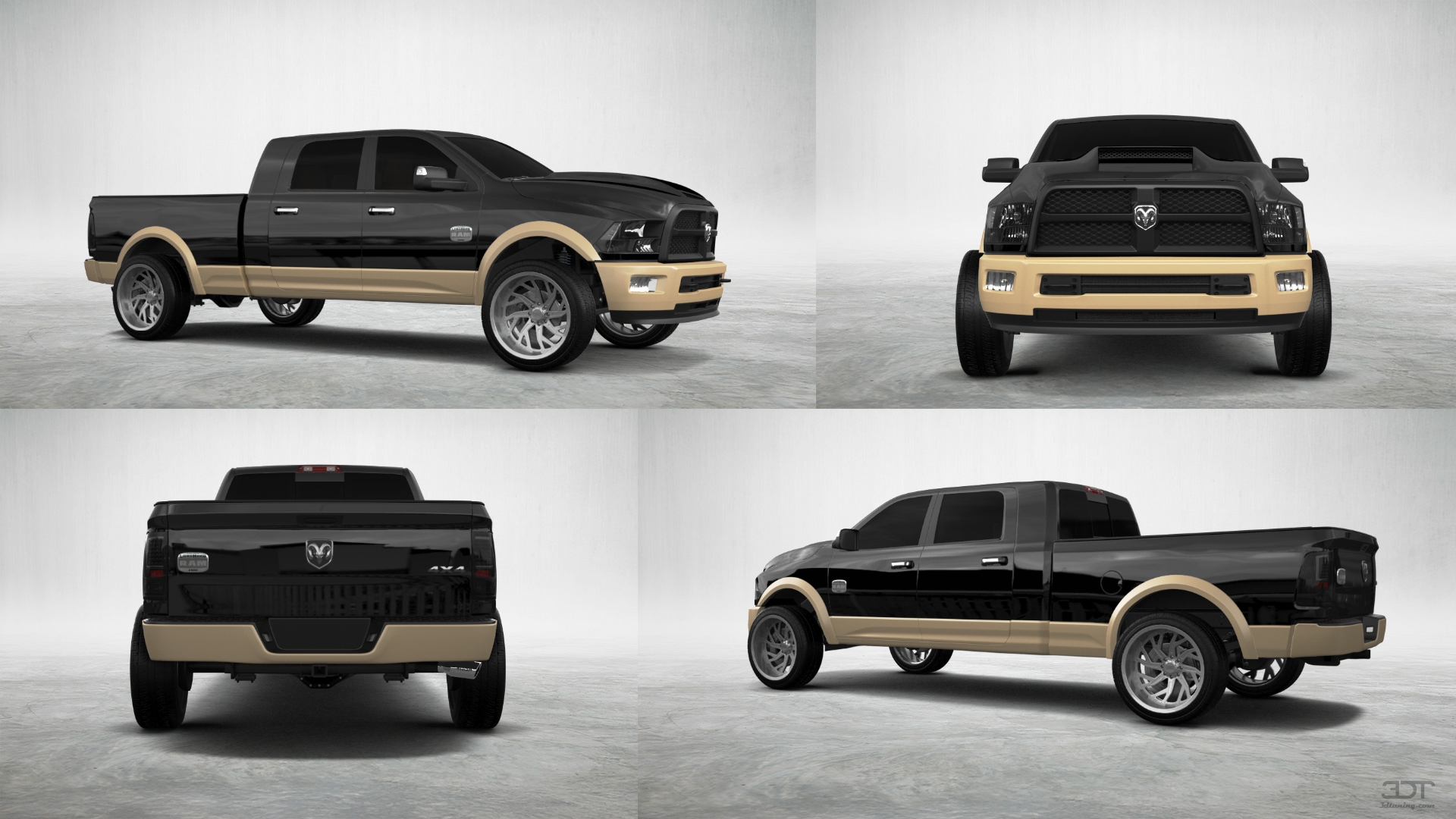 Dodge Ram 2500 Mega Cab 6.4 ft box 4 Door pickup truck 2010