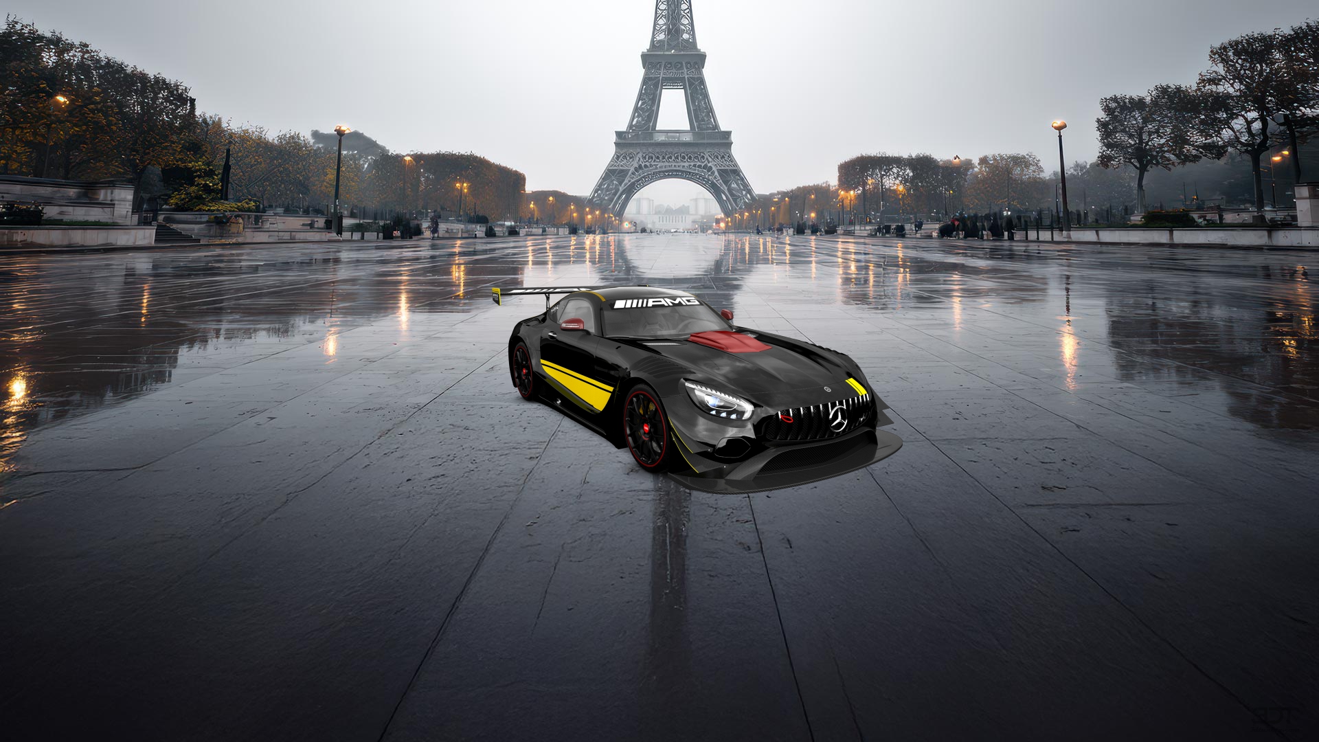 Mercedes AMG GT 2 door fastback coupe 2015 tuning