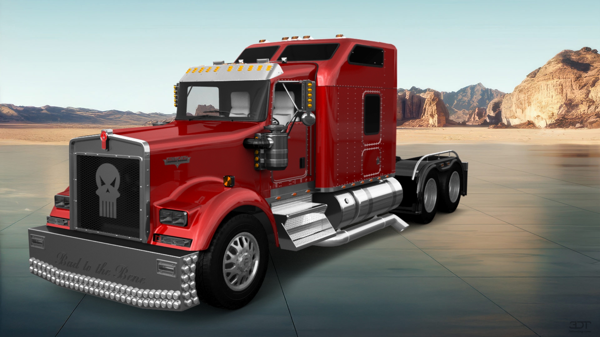 Kenworth W900 Sleeper Cab Truck 2015 tuning