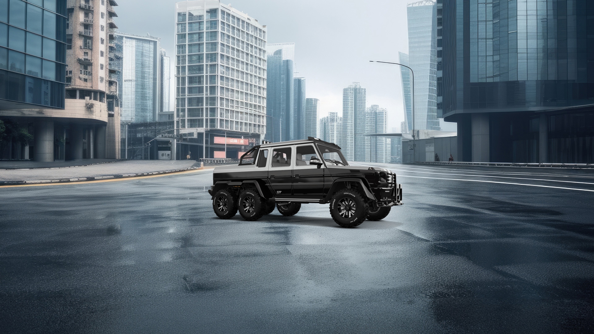 Mercedes G 63 AMG 6x6 4 Door pickup truck 2013